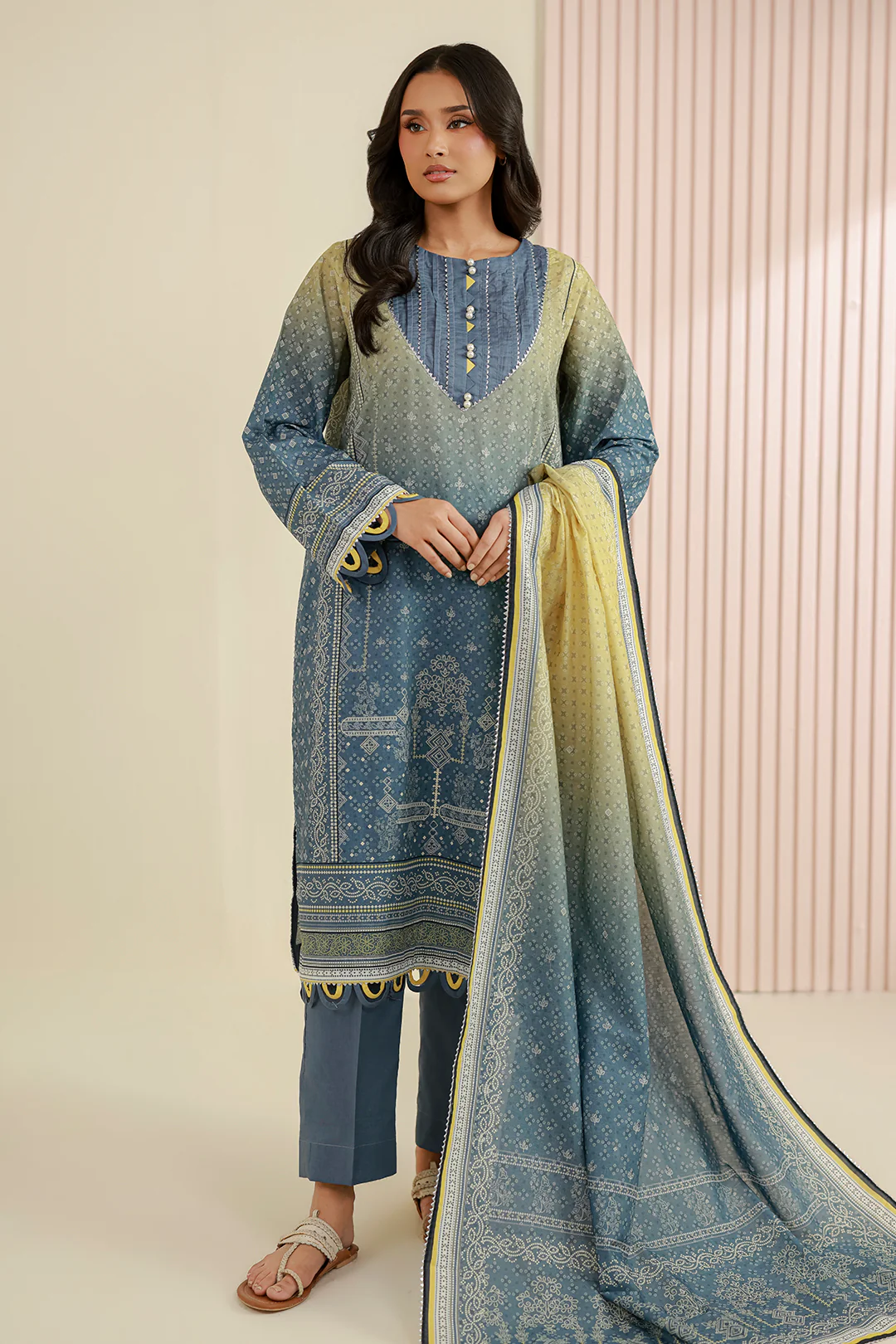 Shirt Shalwar Dupatta - 1005 - Image 4