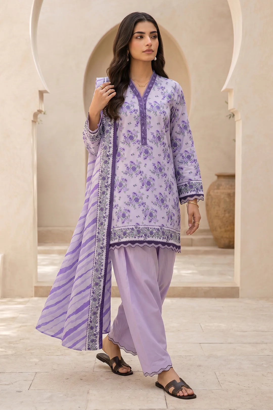 Shirt Shalwar Dupatta - 1024 - Image 3