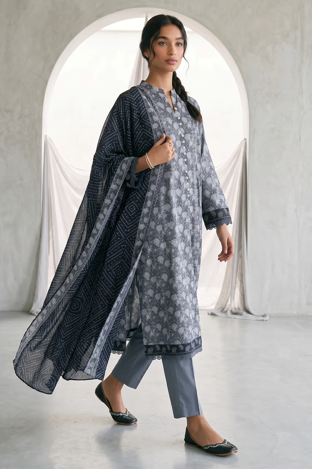 Shirt Shalwar Dupatta - 1078 - Image 3