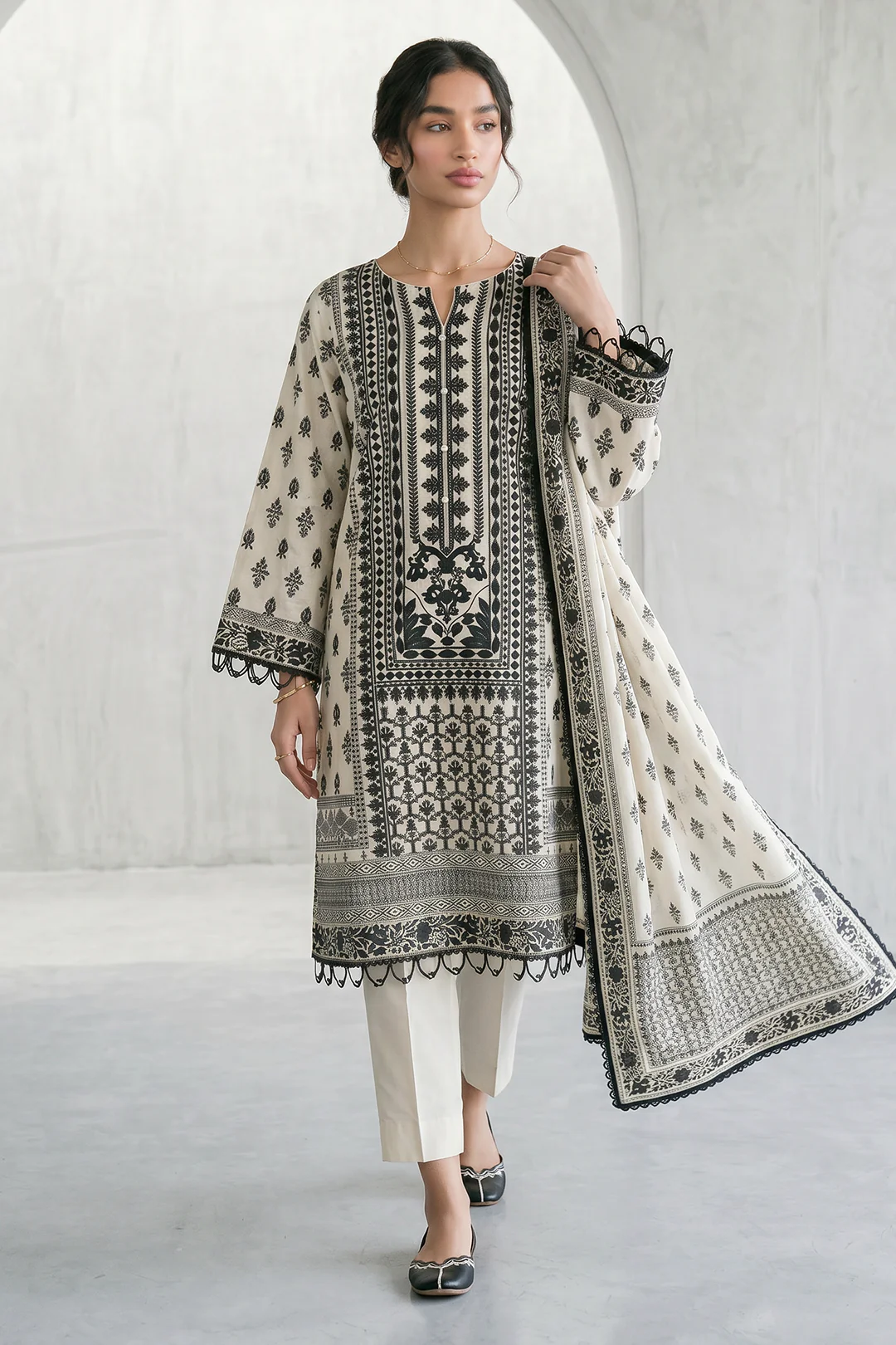 Shirt Shalwar Dupatta - 1088 - Image 3