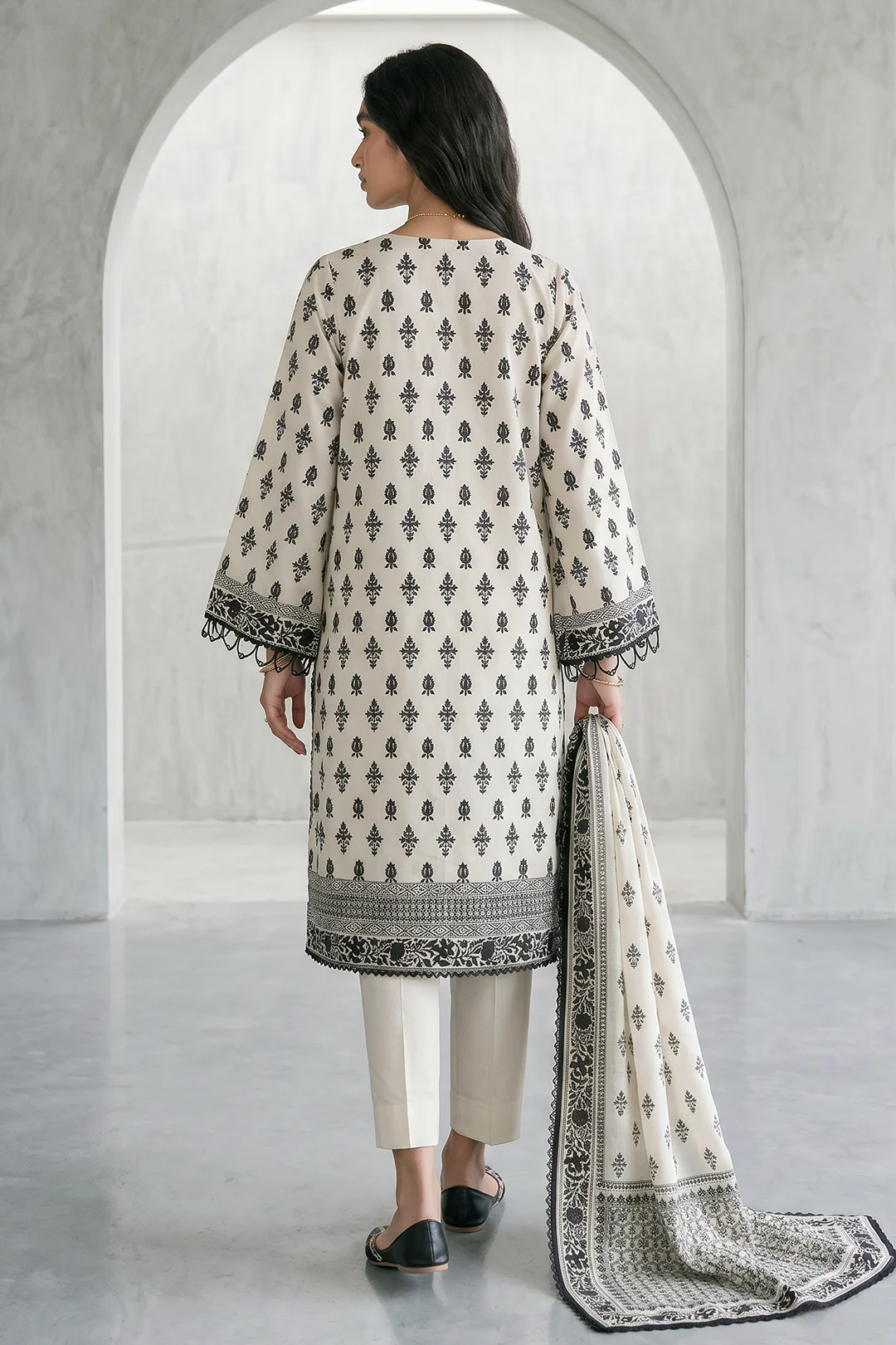 Shirt Shalwar Dupatta - 1088 - Image 7