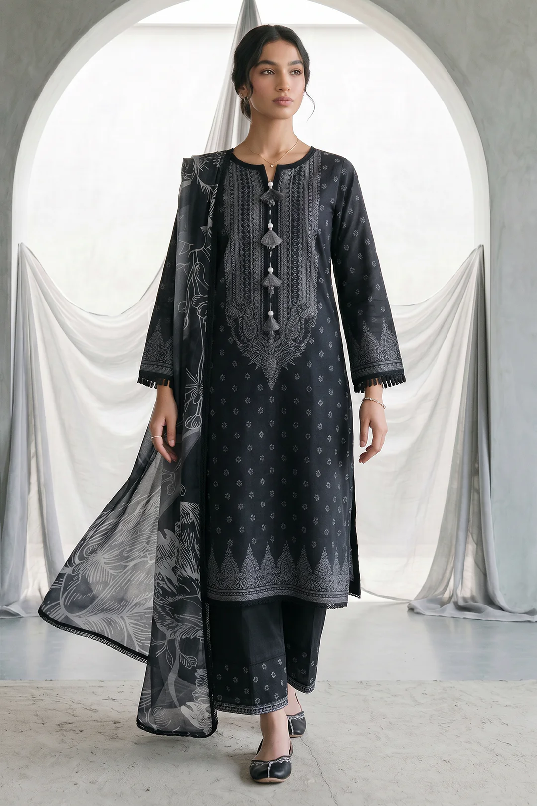 Shirt Shalwar Dupatta - 1091 - Image 3