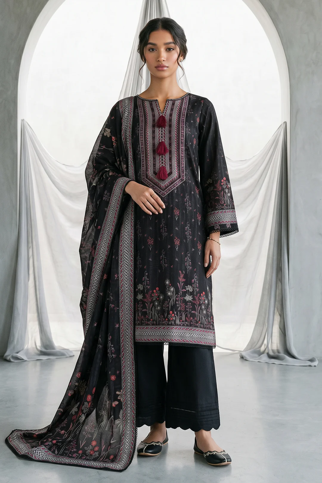 Shirt Shalwar Dupatta - 1137 - Image 3