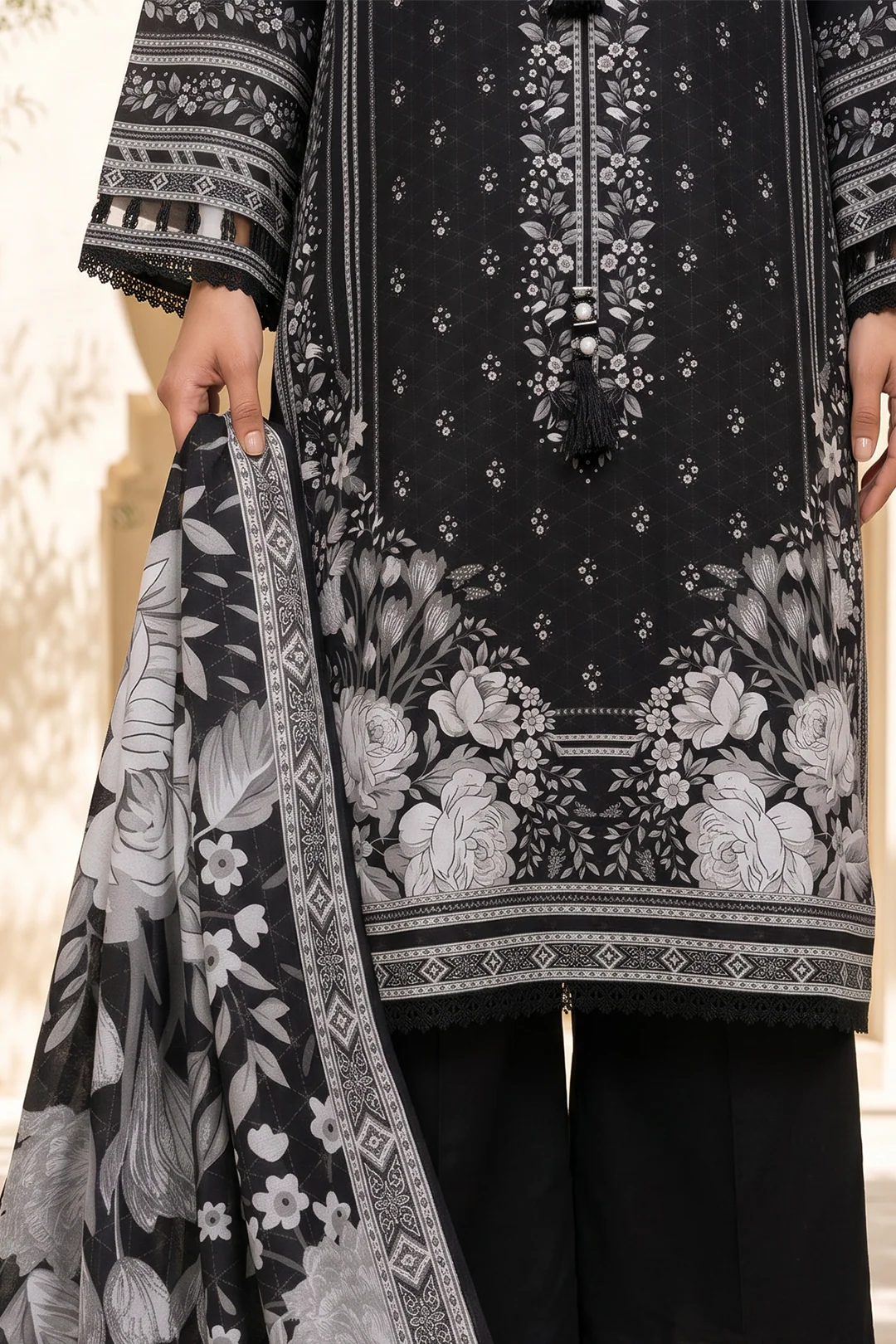 Shirt Shalwar Dupatta - 8037 - Image 4