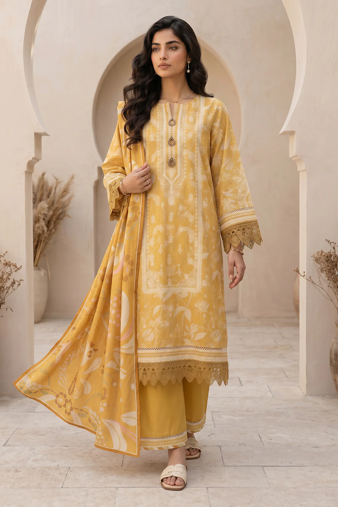 Shirt Shalwar Dupatta - 8038 - Image 2