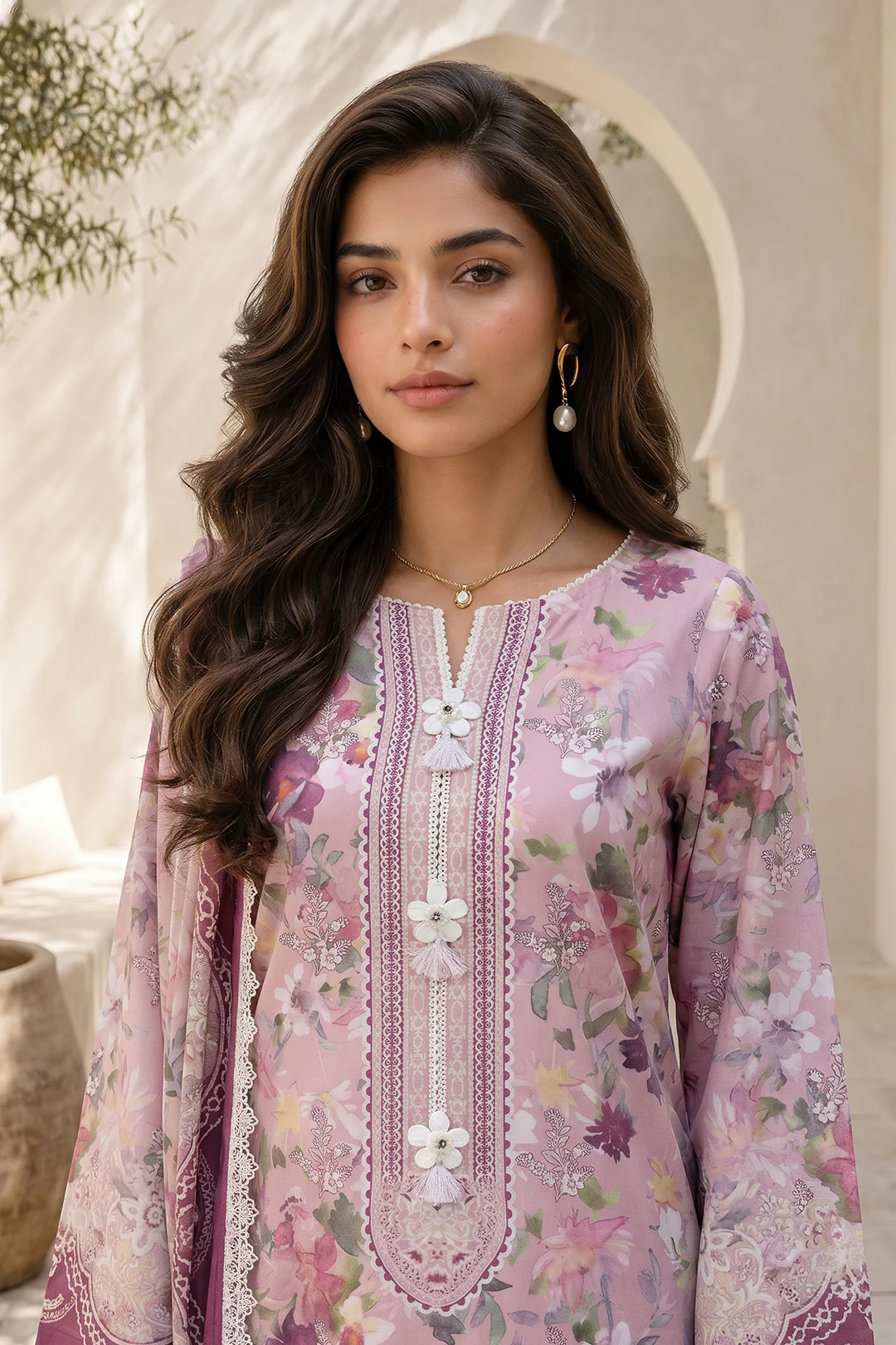 Shirt Shalwar Dupatta - 8041 - Image 2