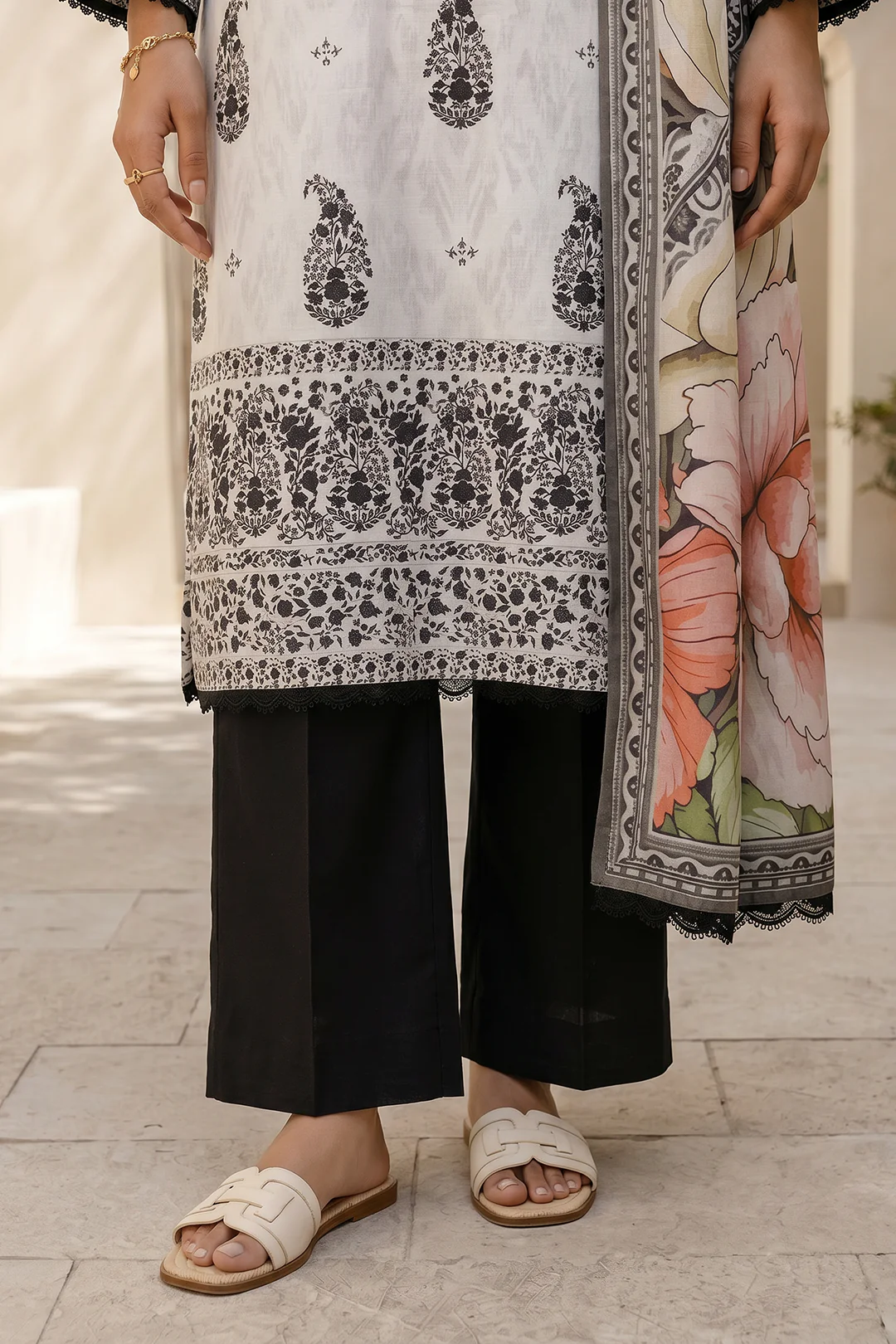 Shirt Shalwar Dupatta - 8045 - Image 4