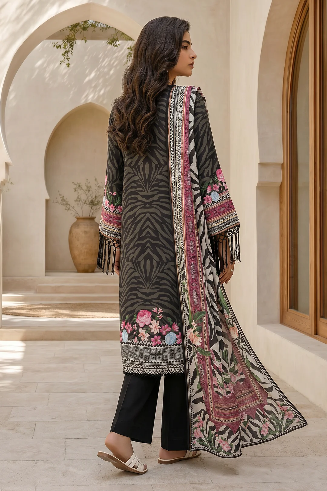 Shirt Shalwar Dupatta - 8046 - Image 6
