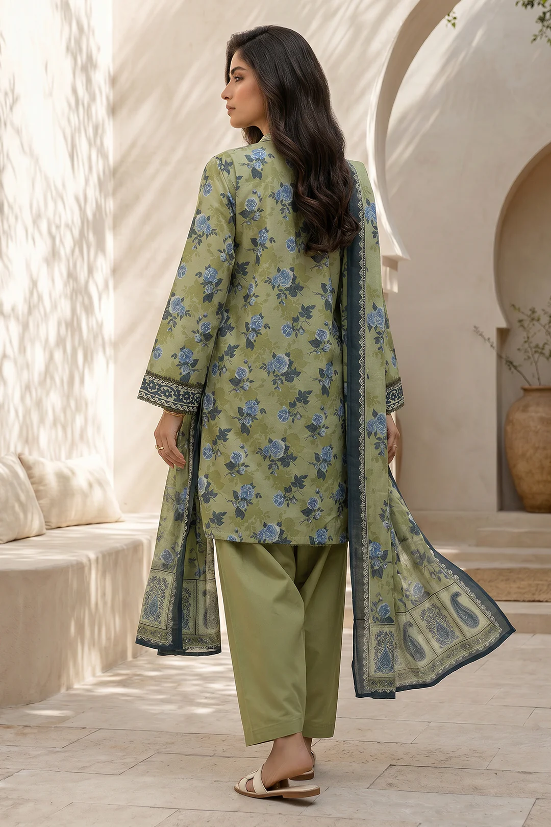 Shirt Shalwar Dupatta - 8050 - Image 6
