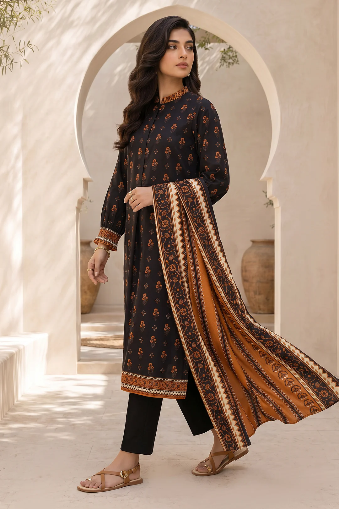 Shirt Shalwar Dupatta - 8058 - Image 2