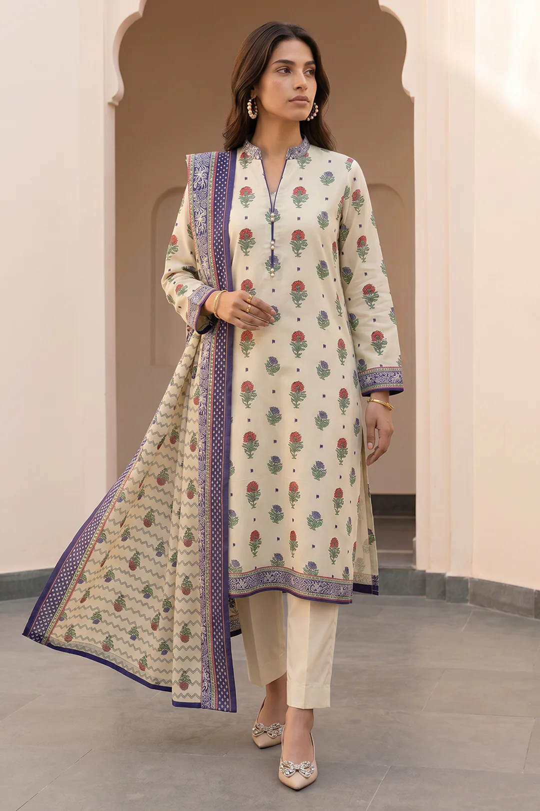 Shirt Shalwar Dupatta - 8065 - Image 3