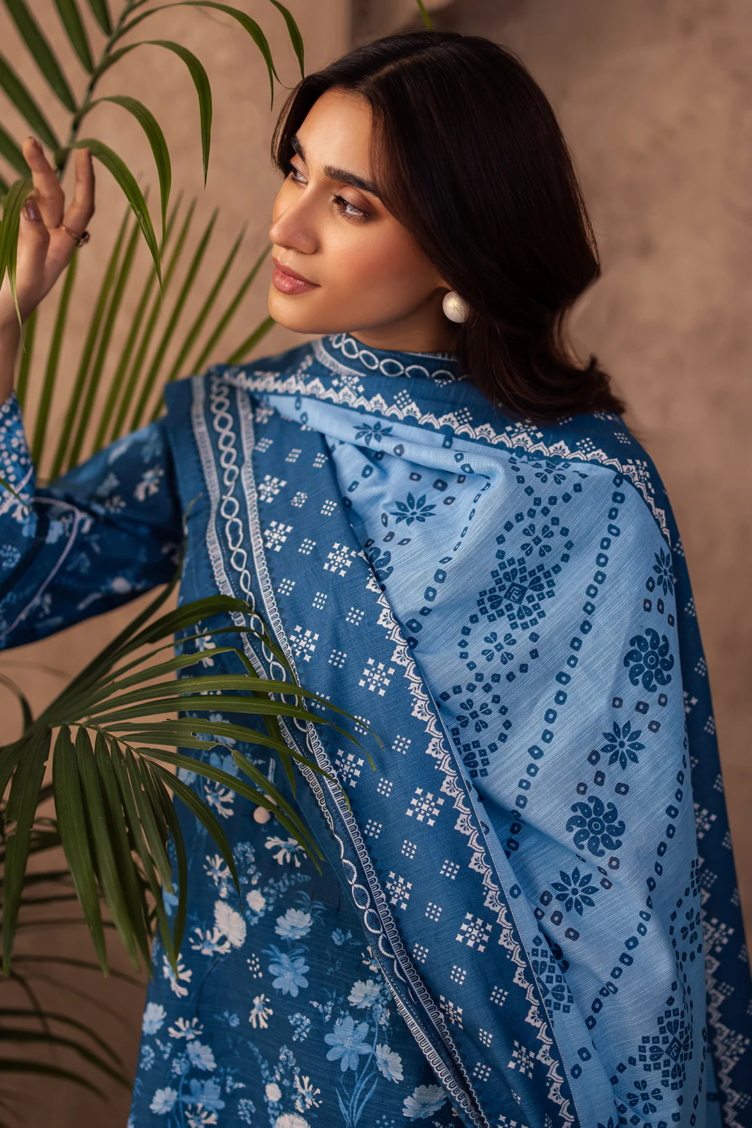 Embroidered Shirt Shalwar Dupatta - 0226 - Image 2