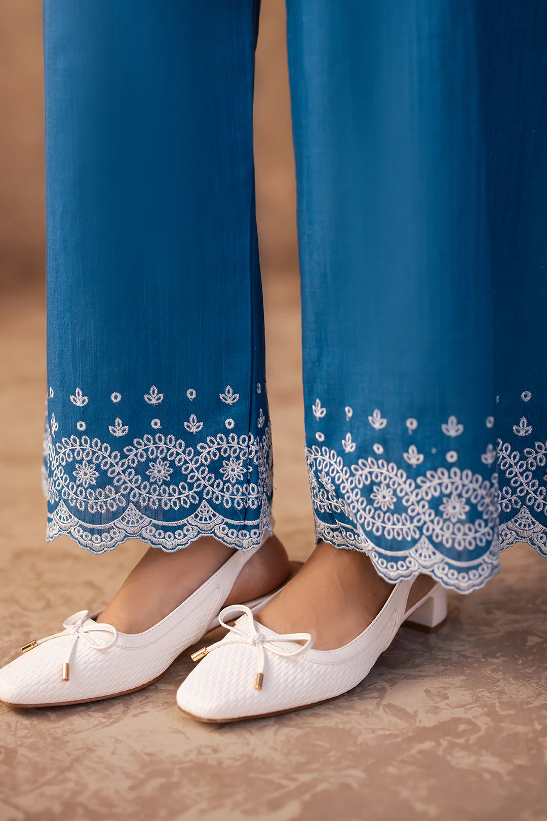 Embroidered Shirt Shalwar Dupatta - 0226 - Image 7