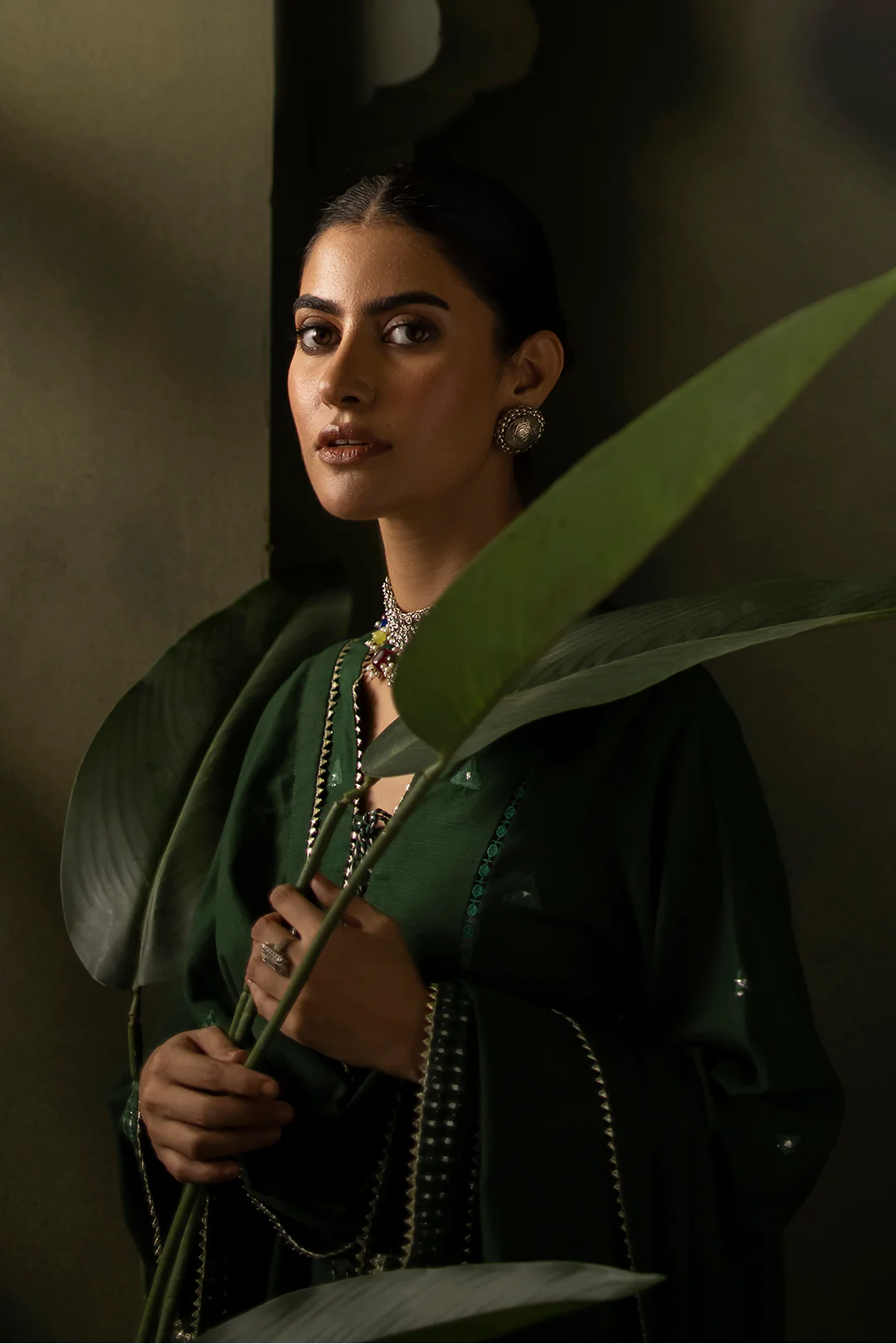 Embroidered Shirt Shalwar Dupatta - 0240 - Image 5