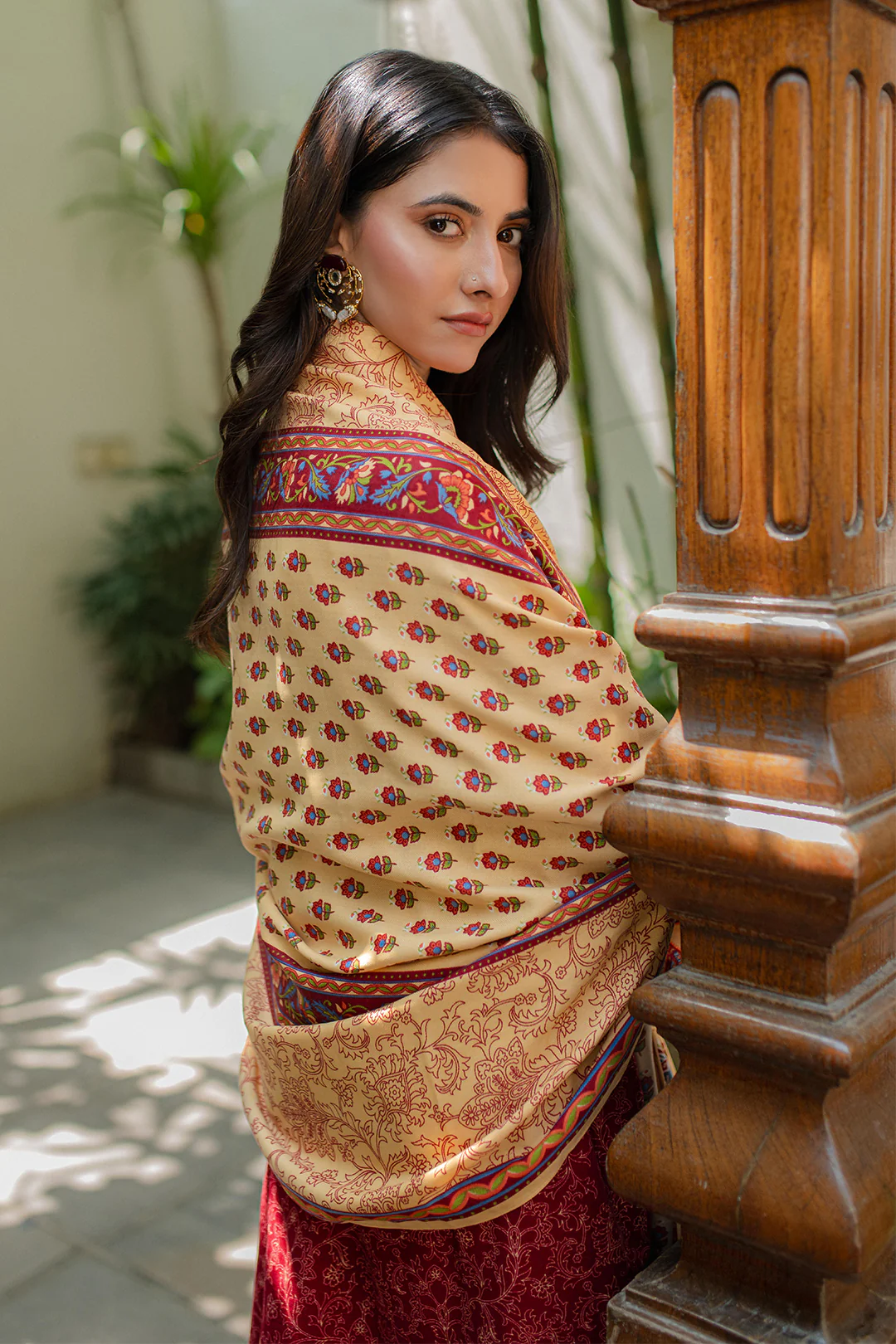 Embroidered Shirt Shalwar Dupatta - 0309 - Image 3