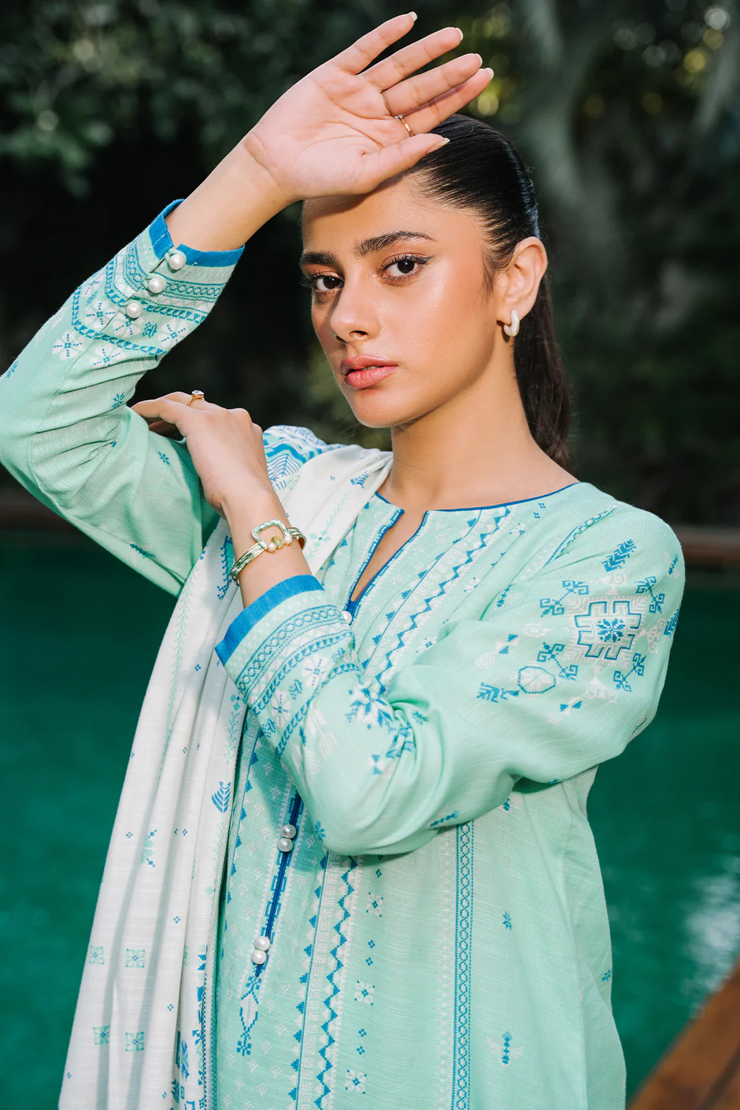 Shirt Shalwar Dupatta - 0185 - Image 2