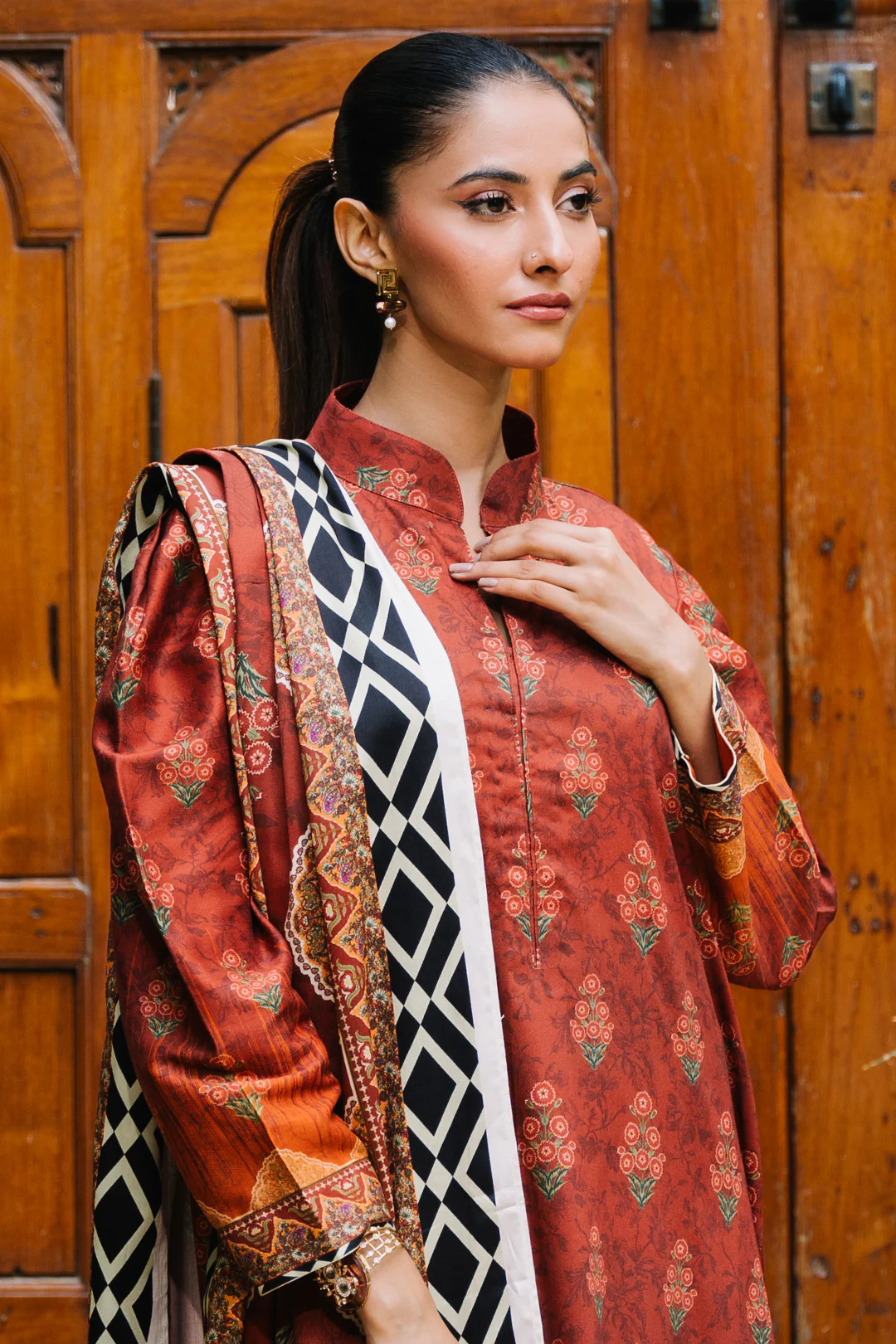 Shirt Shalwar Dupatta - 0208 - Image 2