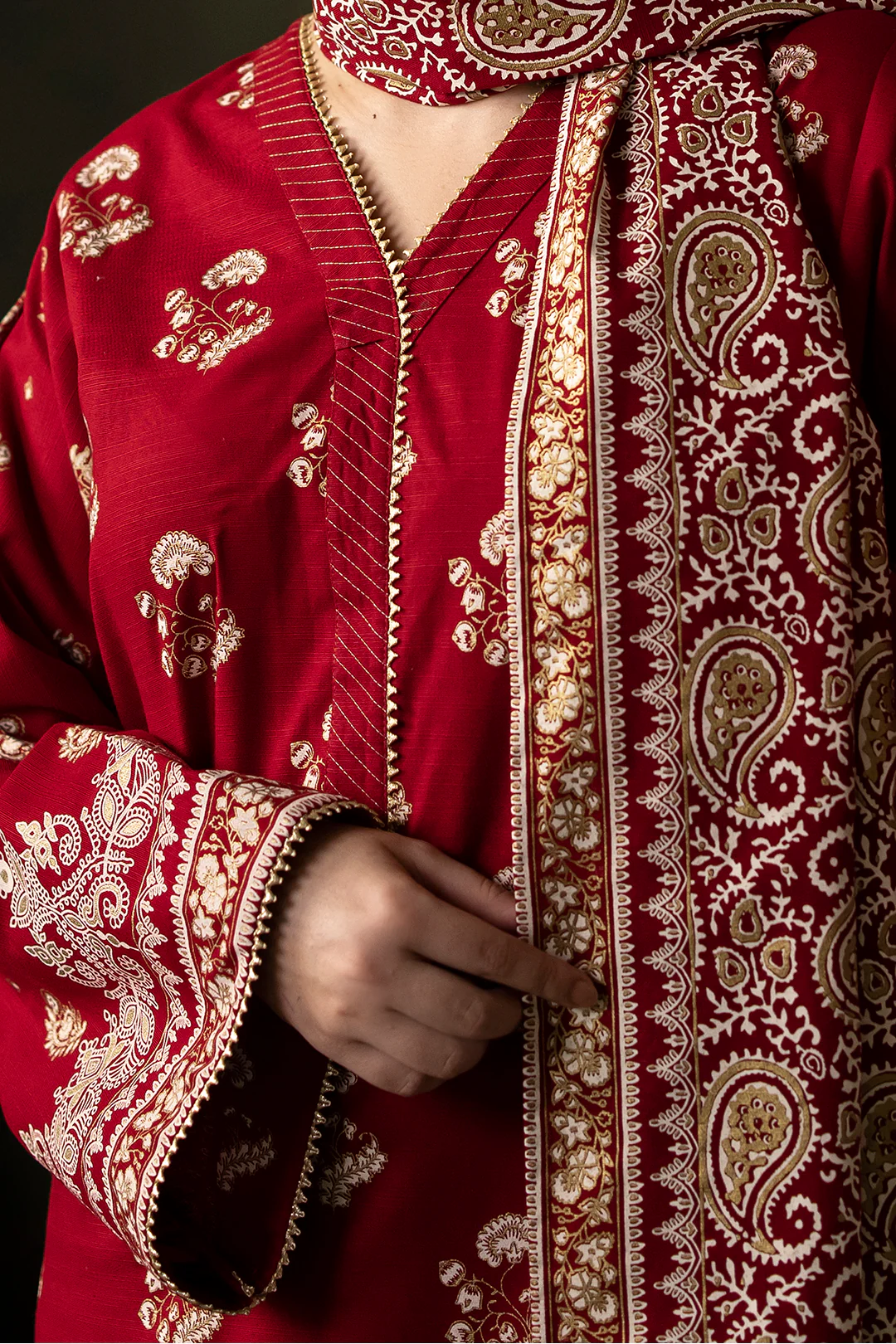 Shirt Shalwar Dupatta - 0213 - Image 4