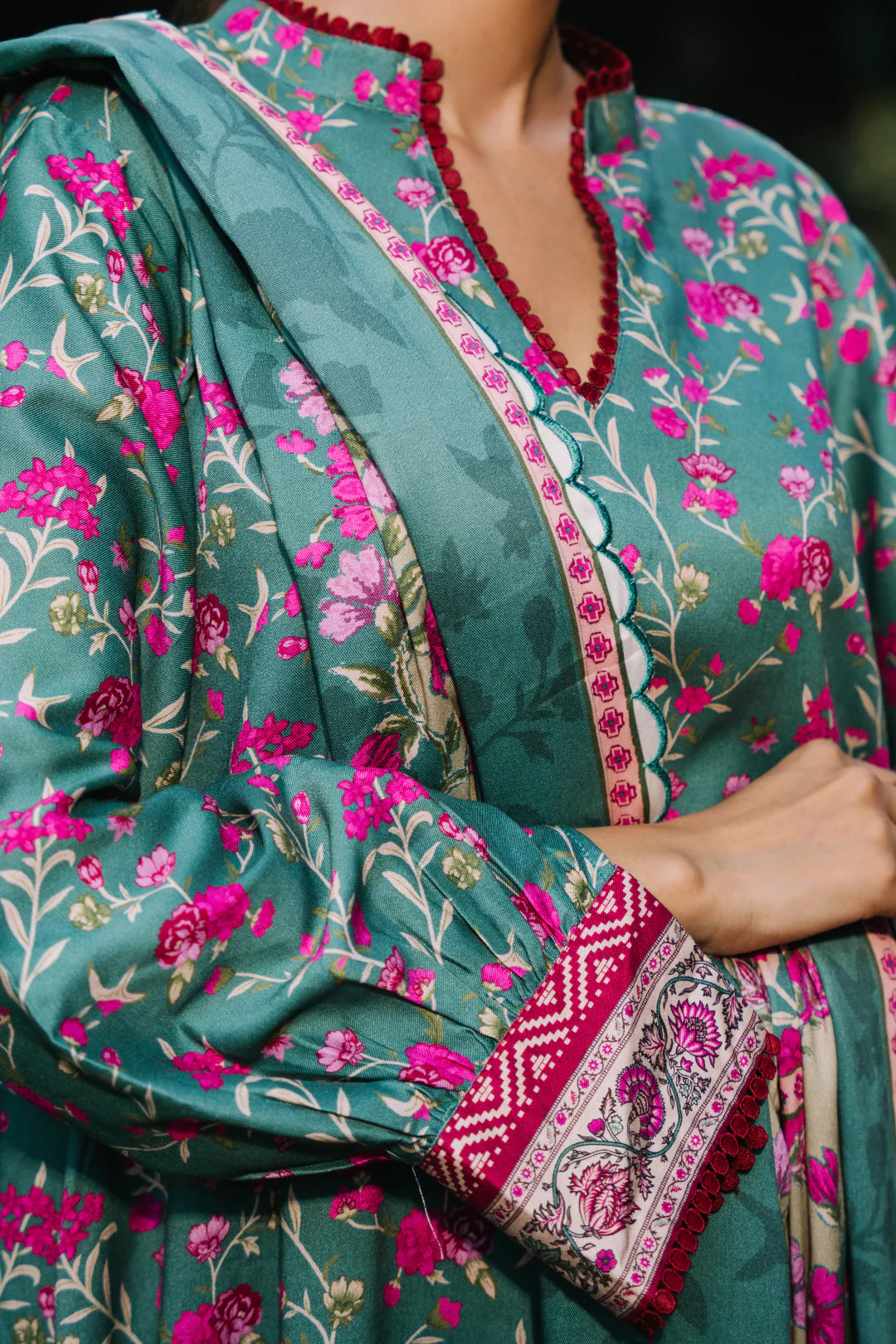 Shirt Shalwar Dupatta - 0296 - Image 4