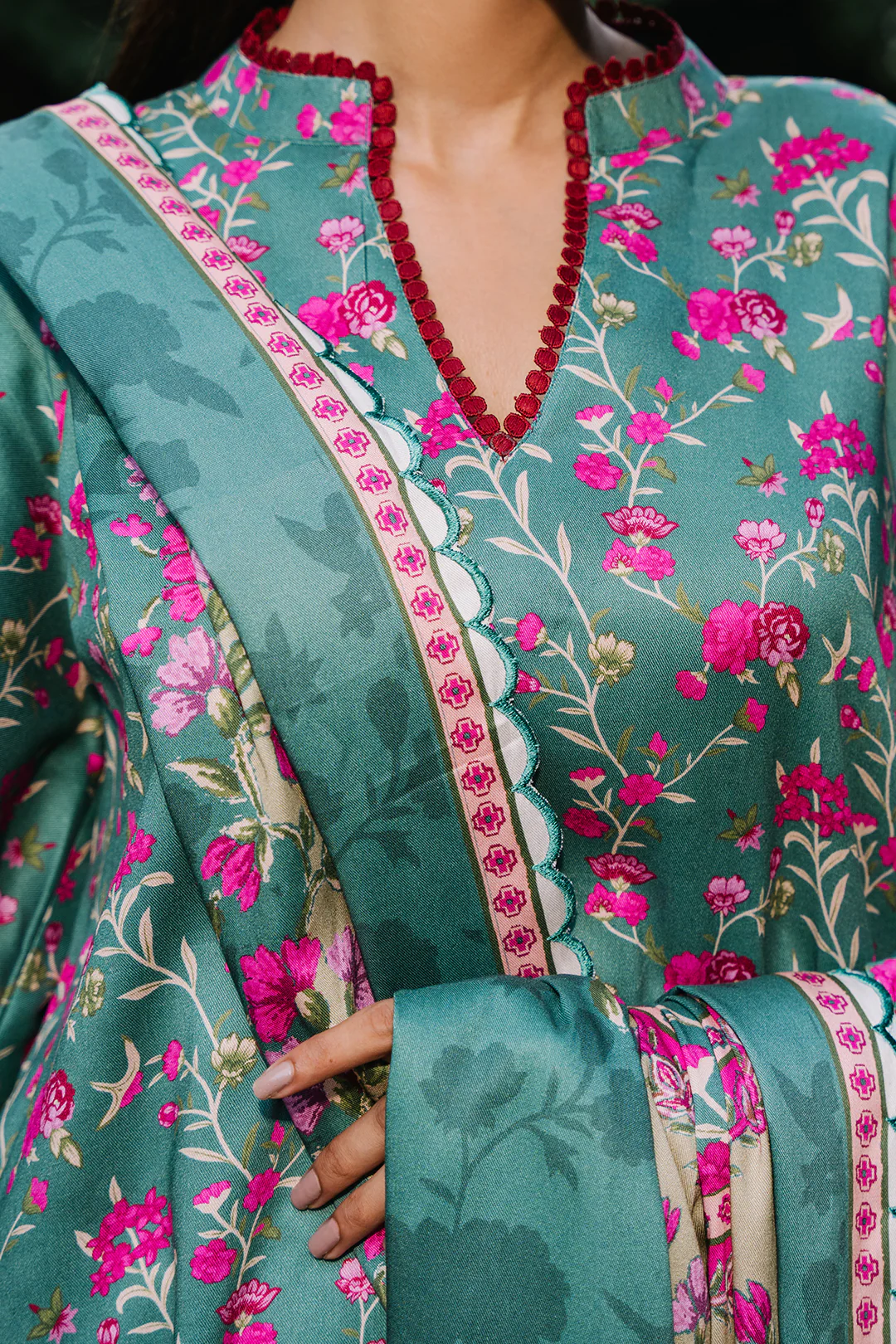 Shirt Shalwar Dupatta - 0296 - Image 5