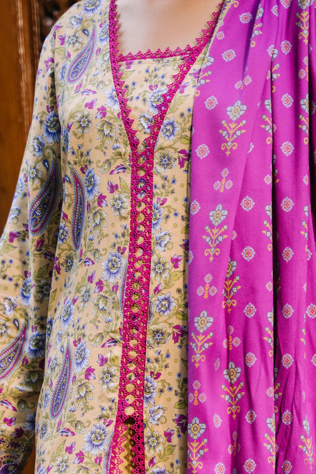 Shirt Shalwar Dupatta - 0297 - Image 4