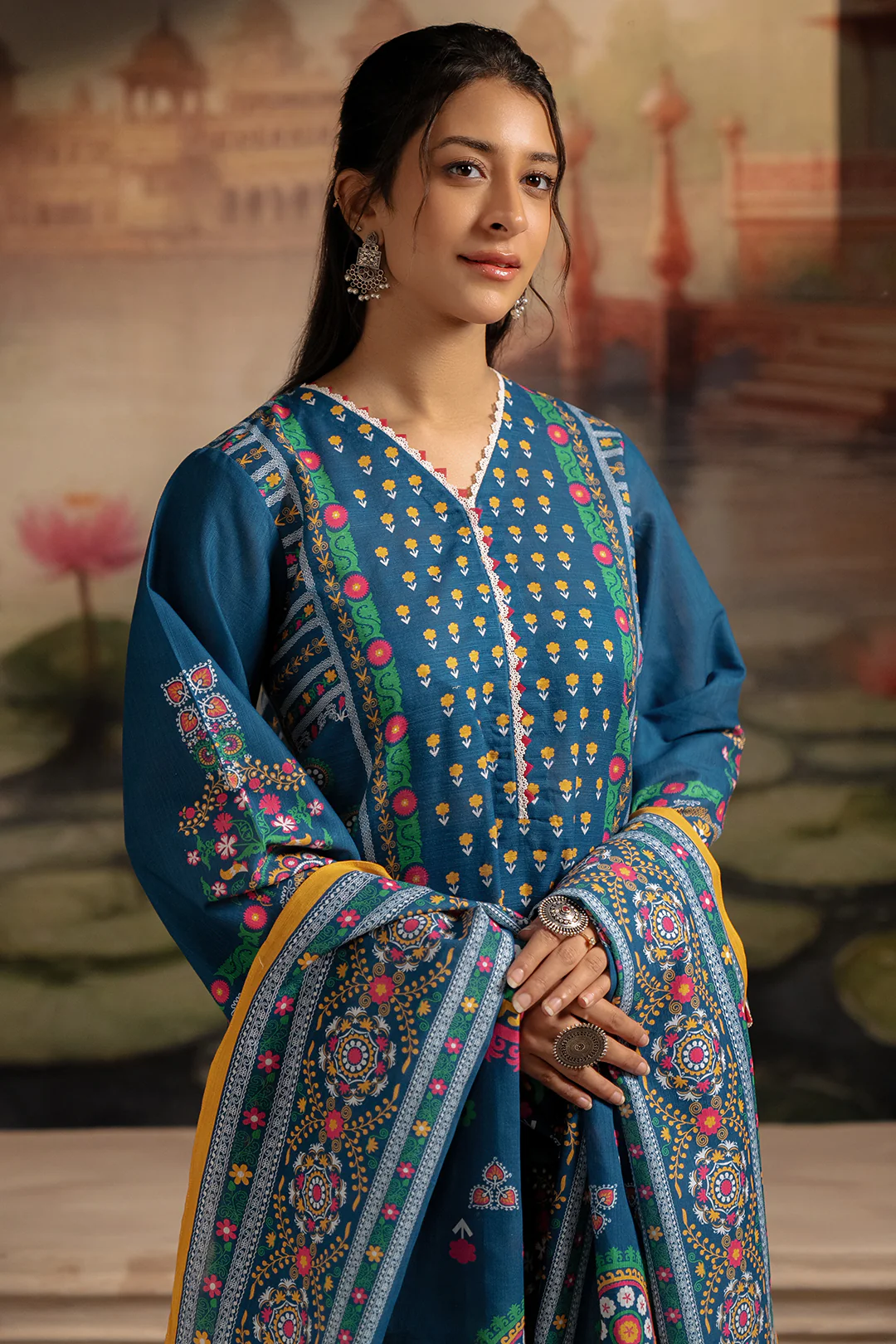 Shirt Shalwar Dupatta - 0376 - Image 3
