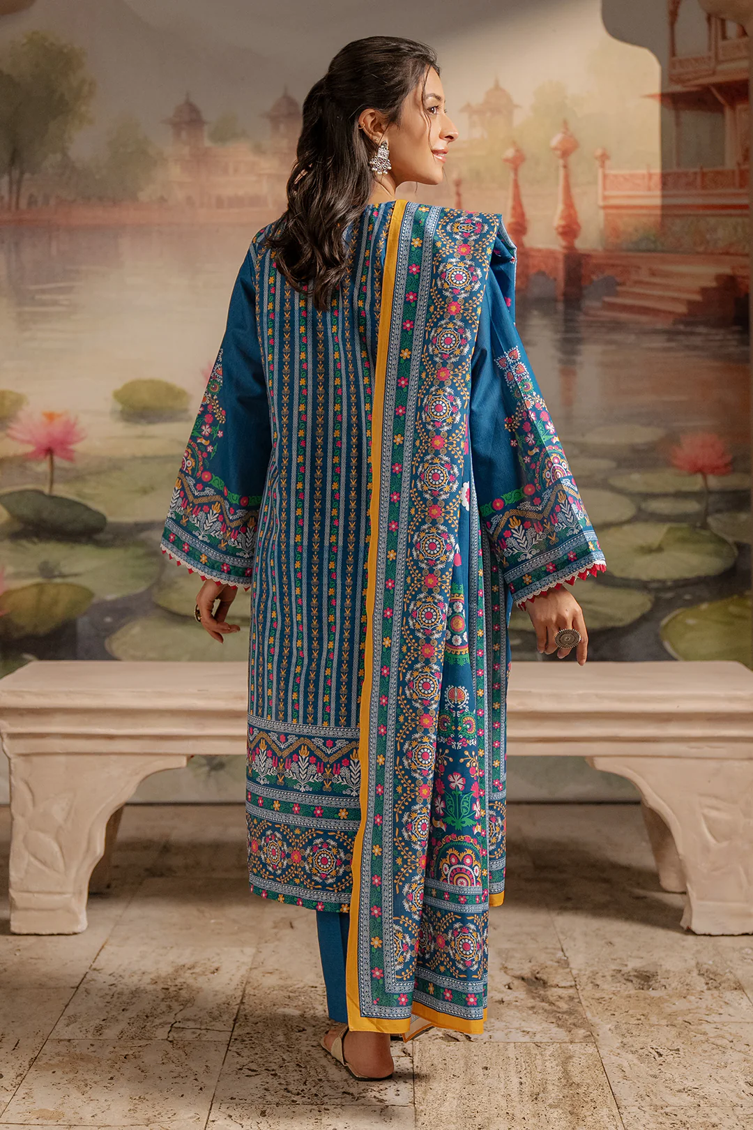 Shirt Shalwar Dupatta - 0376 - Image 5