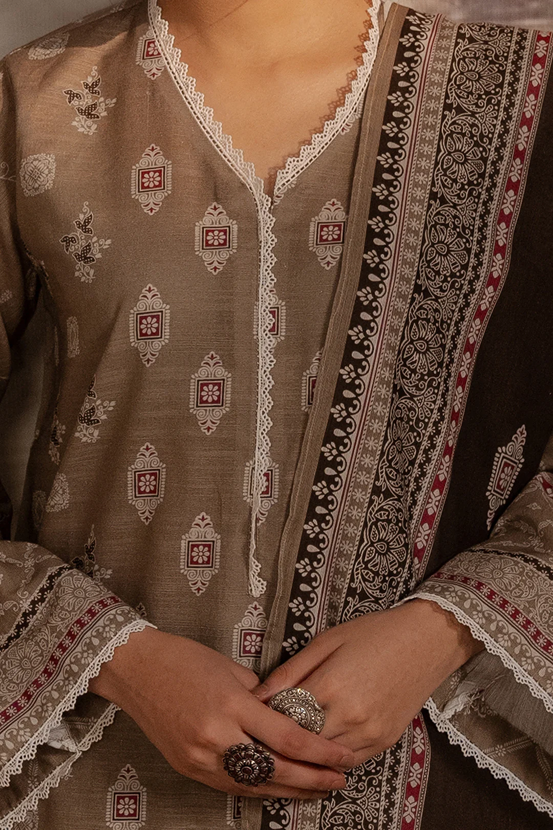 Shirt Shalwar Dupatta - 0385 - Image 4