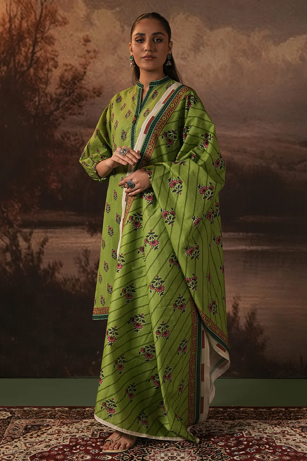 Shirt Shalwar Dupatta - 0388 - Image 3