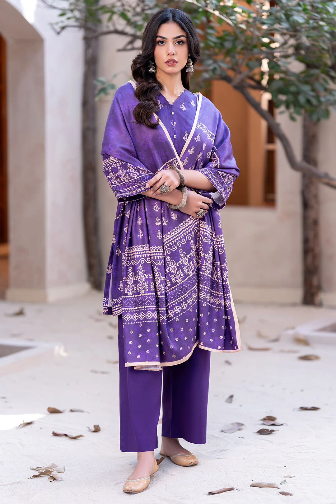 Shirt Shalwar Dupatta - 0398 - Image 3