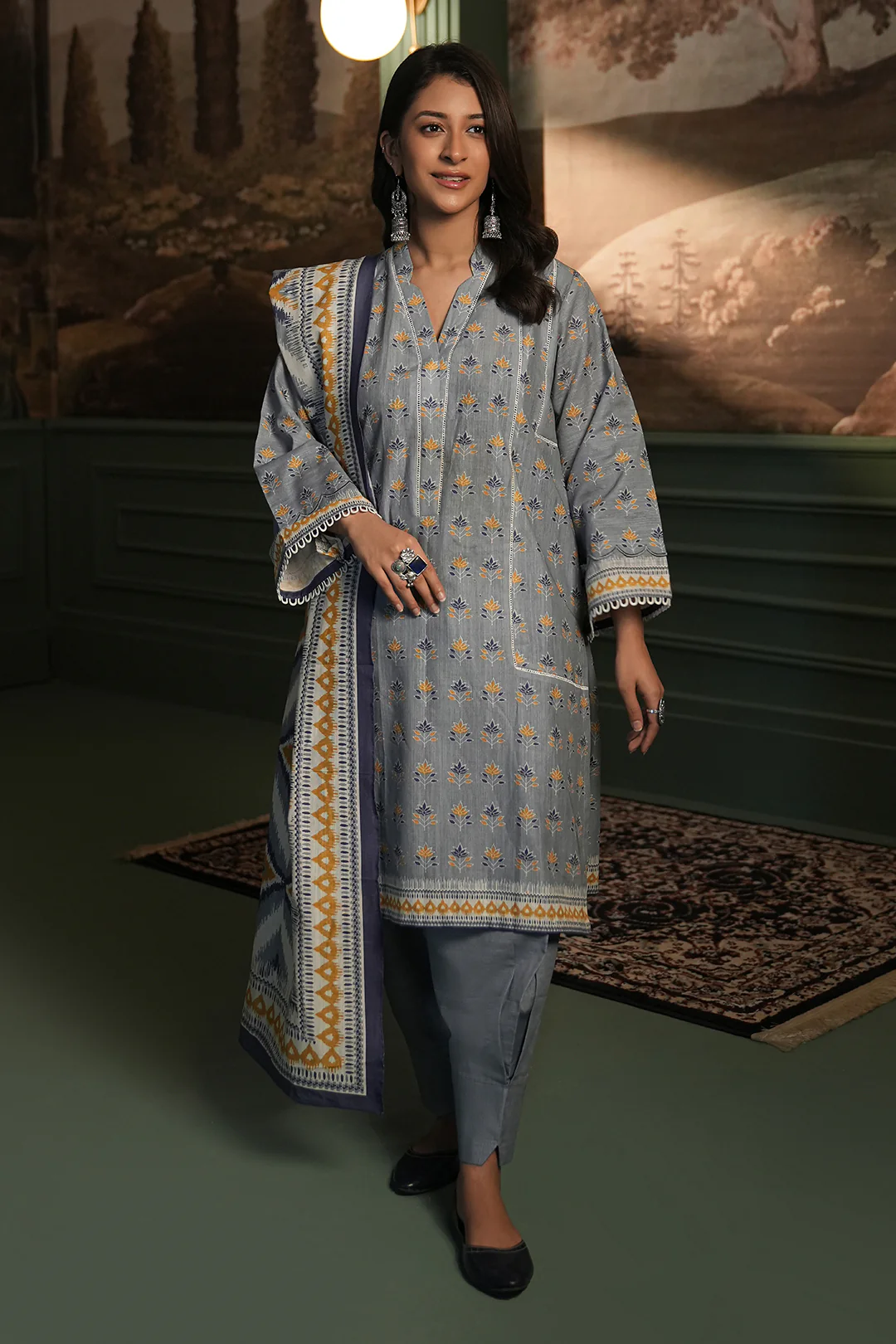 Shirt Shalwar Dupatta - 0453