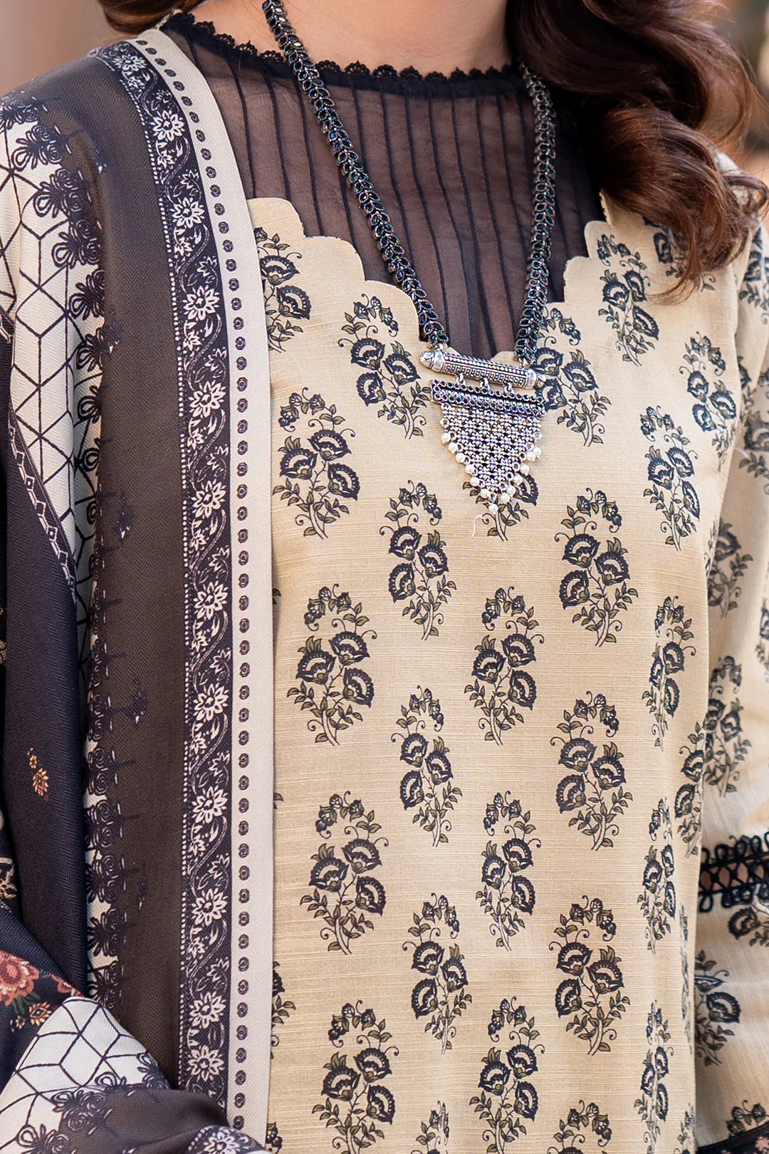 Shirt Shalwar Dupatta - 0518 - Image 4