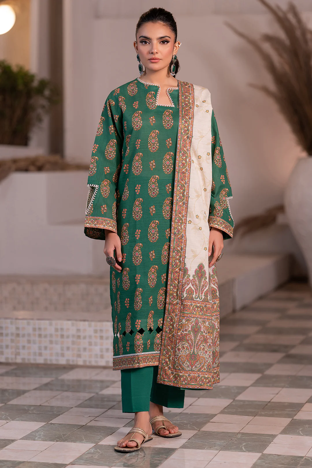 Shirt Shalwar Dupatta - 0566