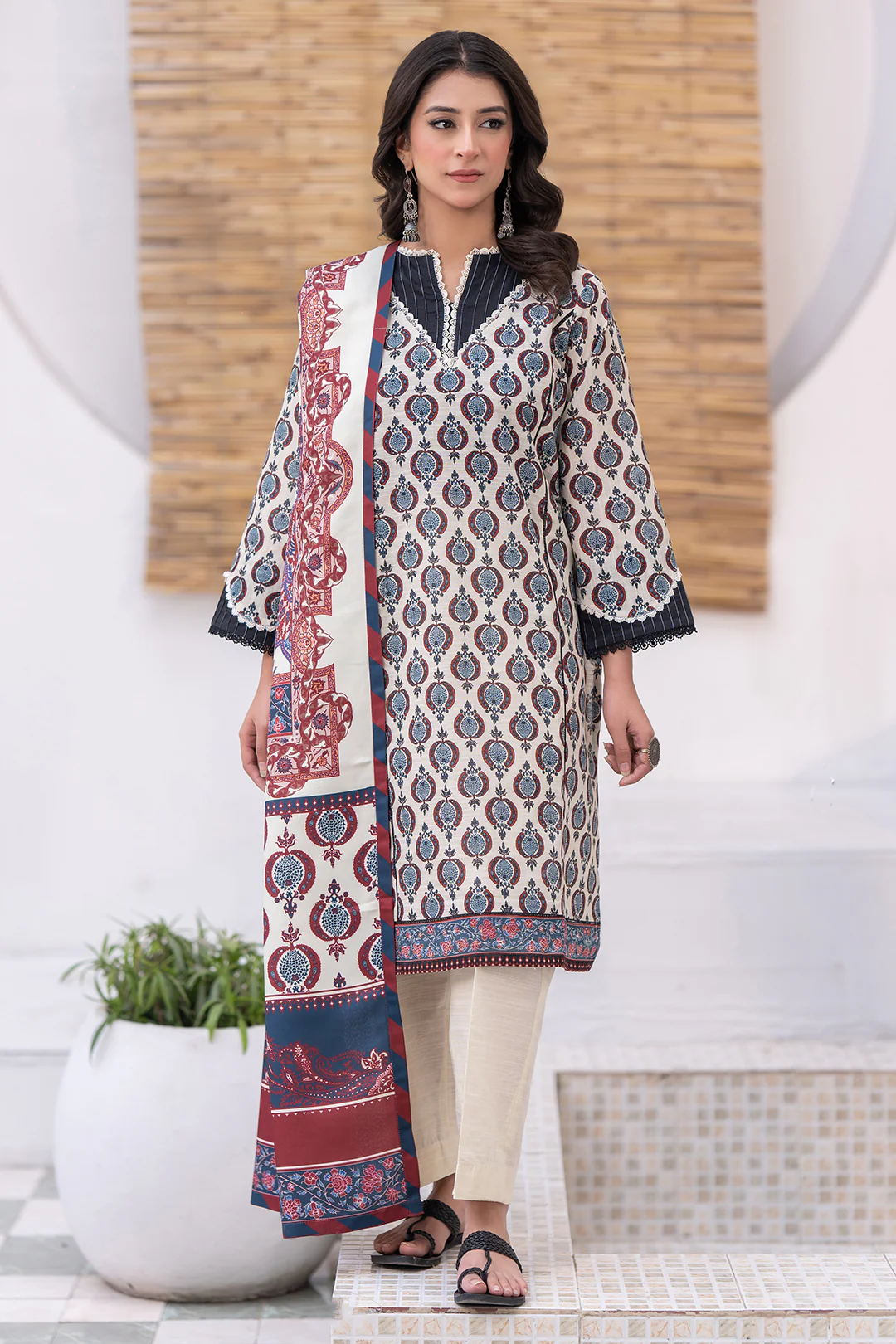 Shirt Shalwar Dupatta - 0571