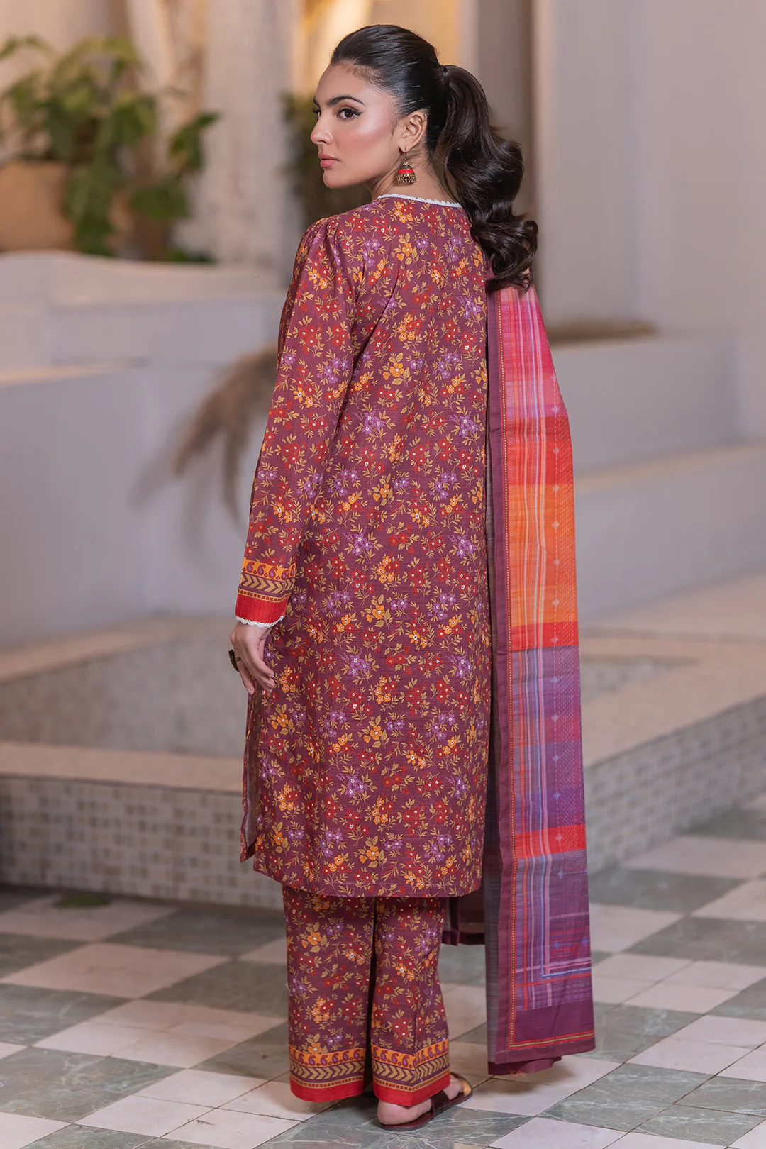 Shirt Shalwar Dupatta - 0585 - Image 4