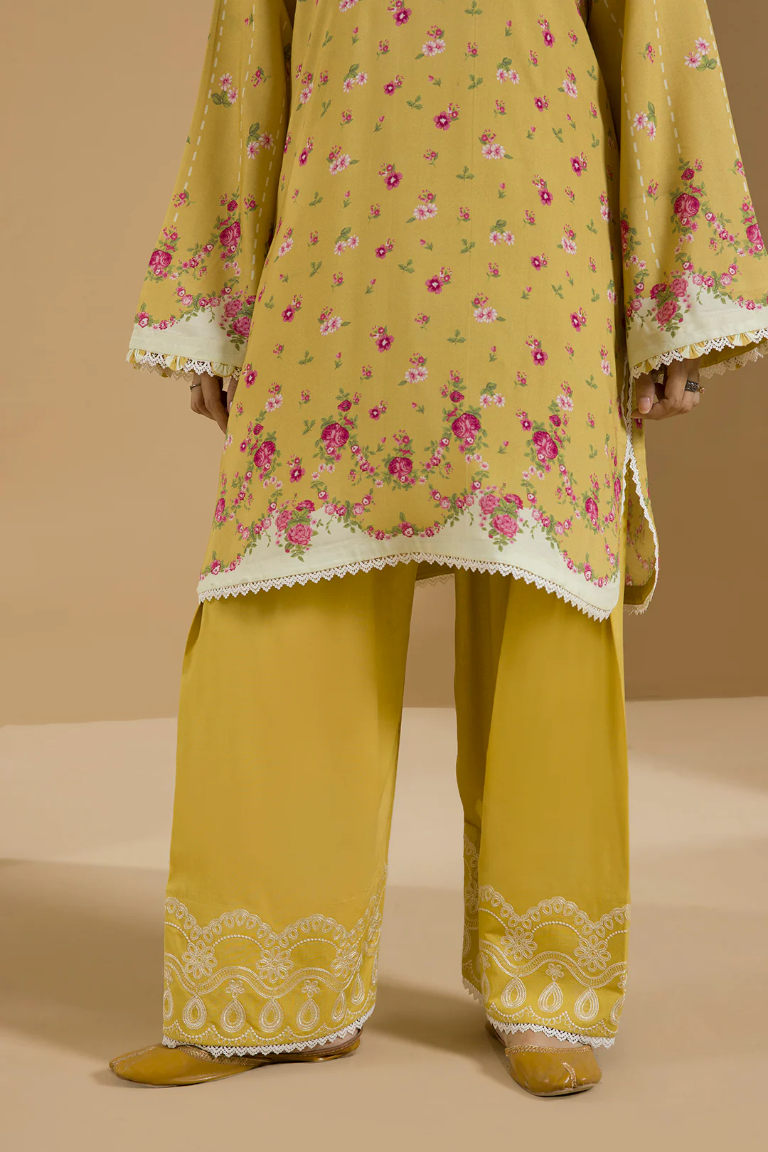 Embroidered Shirt Shalwar Dupatta - 0109 - Image 8