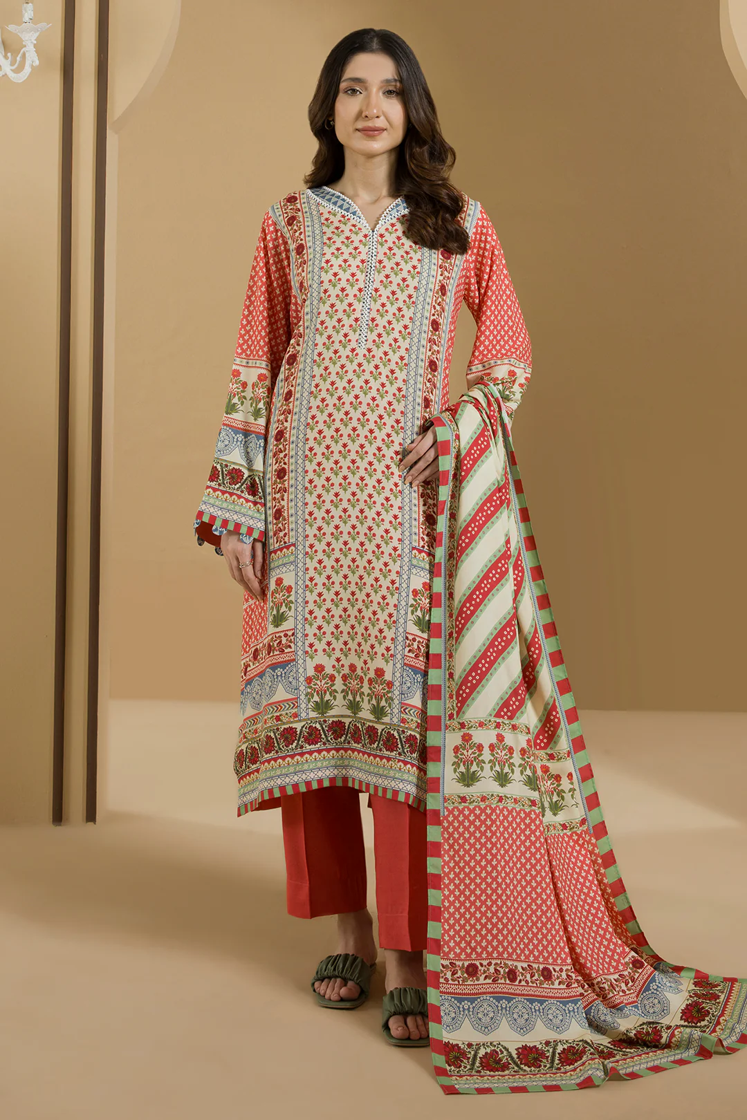 Shirt Shalwar Dupatta - 0100 - Image 5