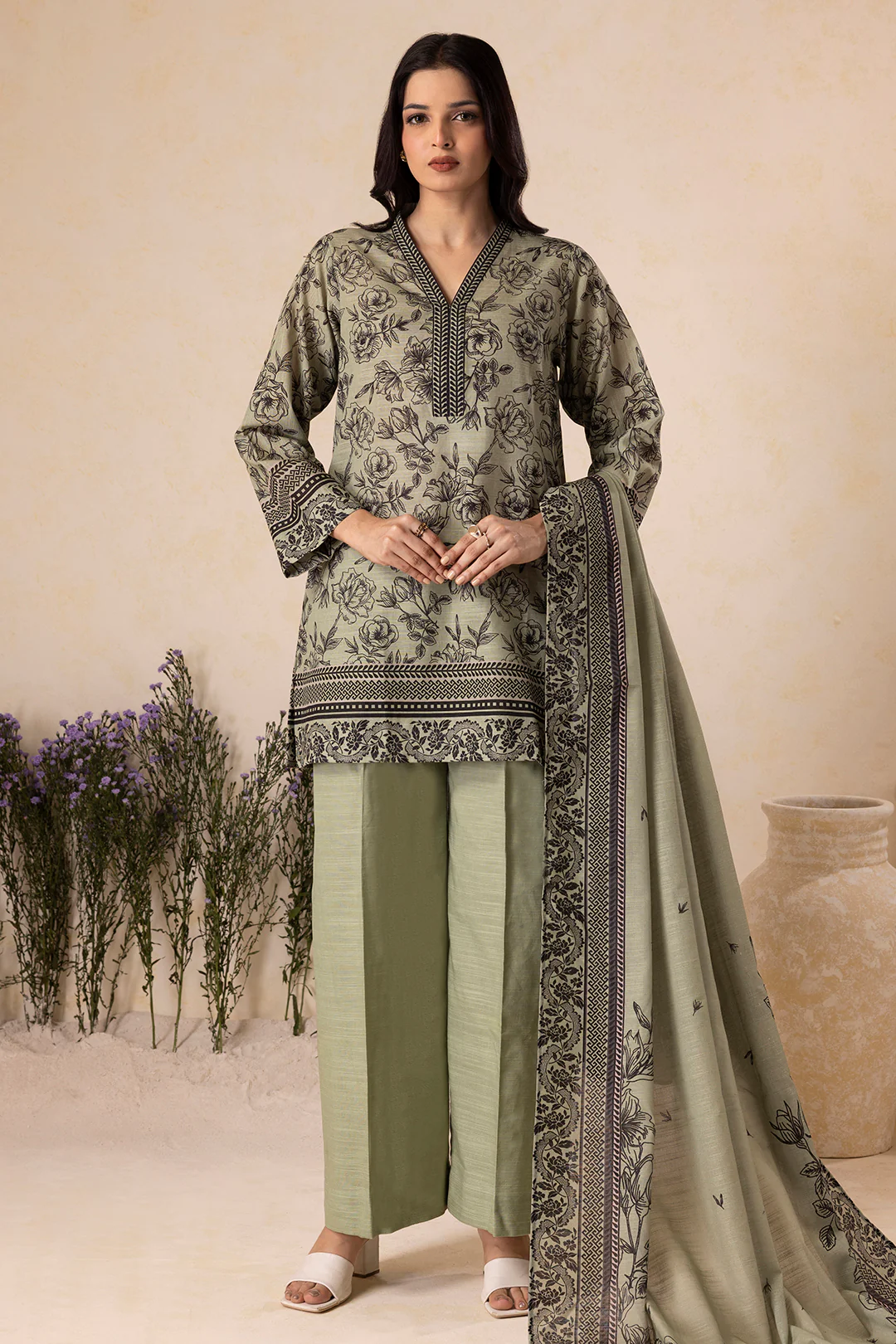 Shirt Shalwar Dupatta - 0135 - Image 4