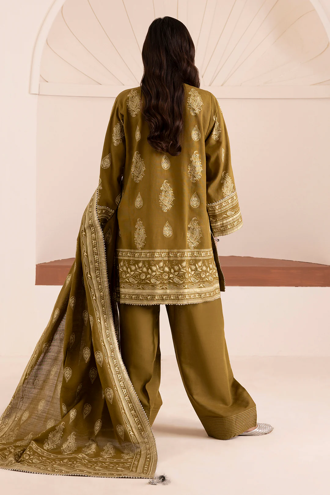 Shirt Shalwar Dupatta - 0154 - Image 8