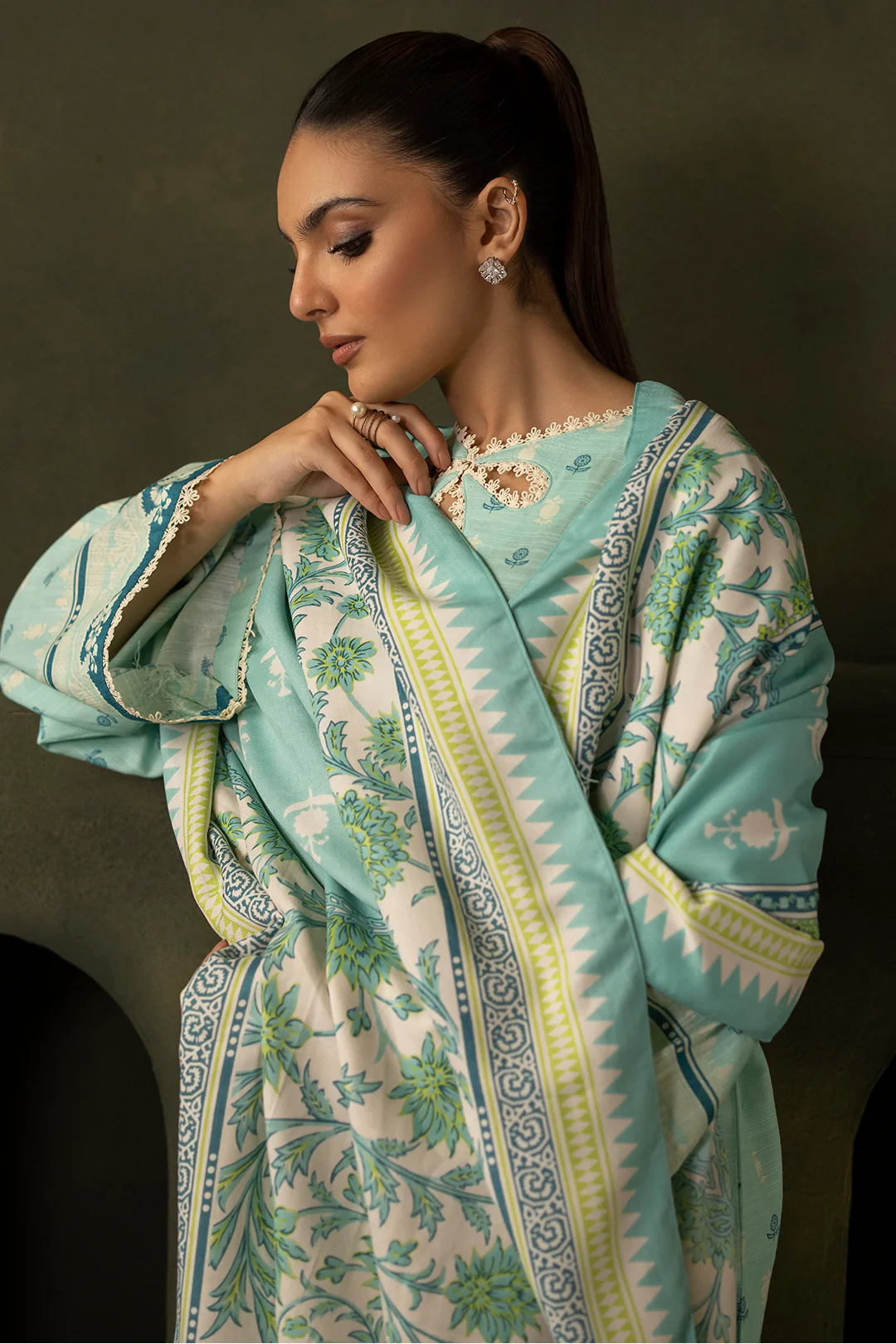 Shirt Shalwar Shawl - 0198 - Image 2