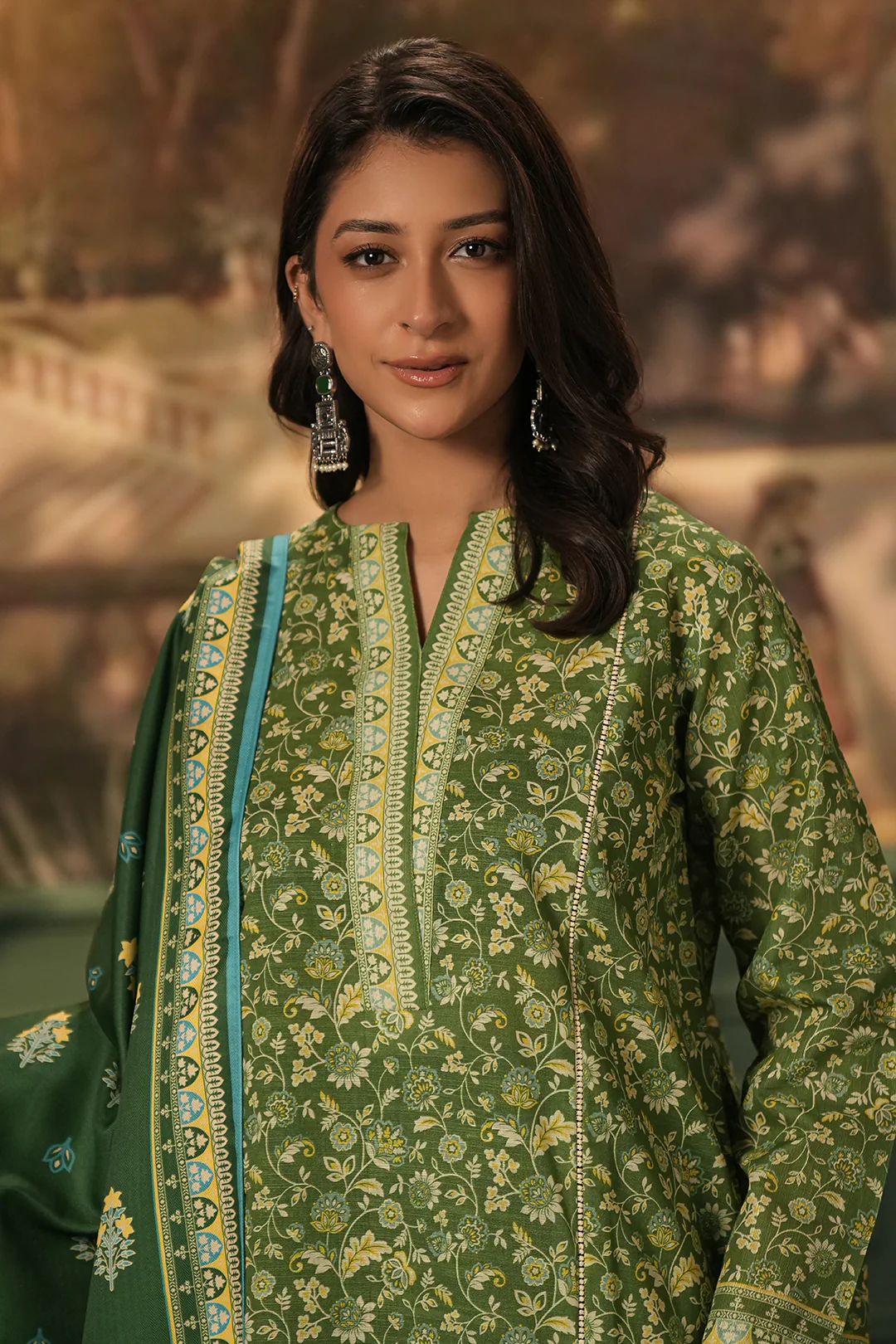 Shirt Shalwar Shawl - 0384 - Image 2
