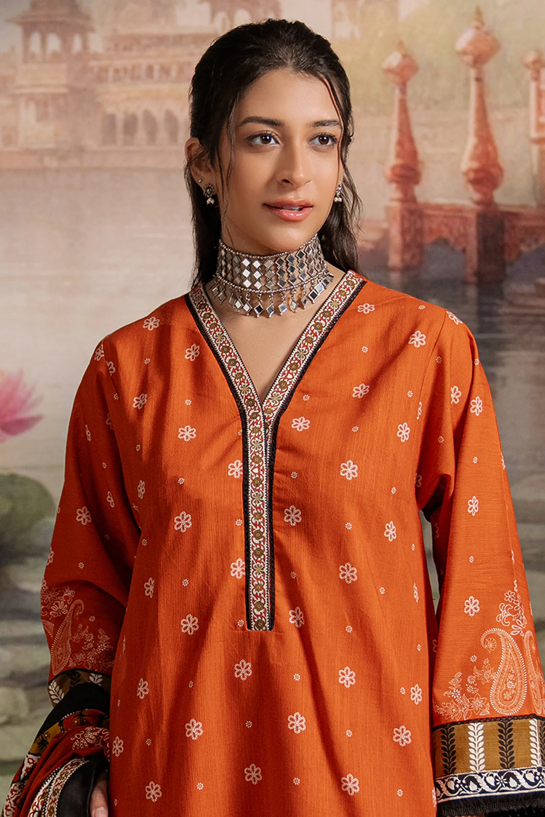 Shirt Shalwar Shawl - 0391 - Image 2