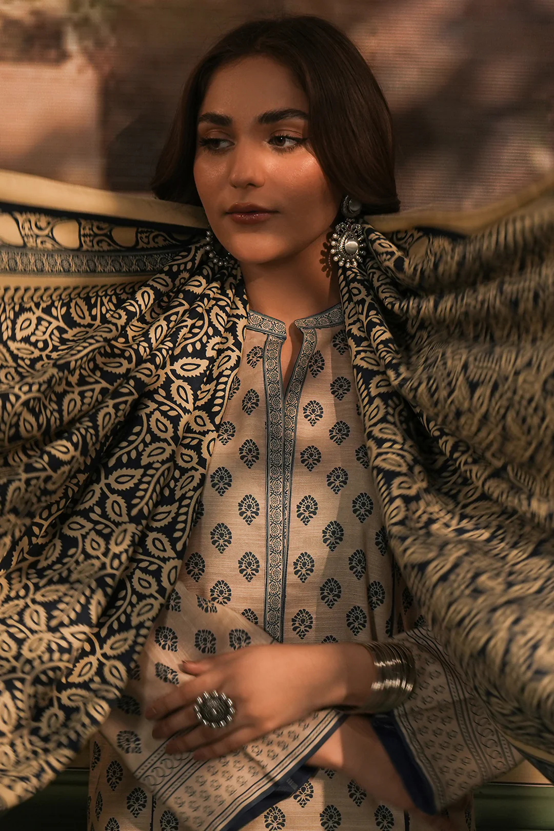 Shirt Shalwar Shawl - 0392 - Image 2