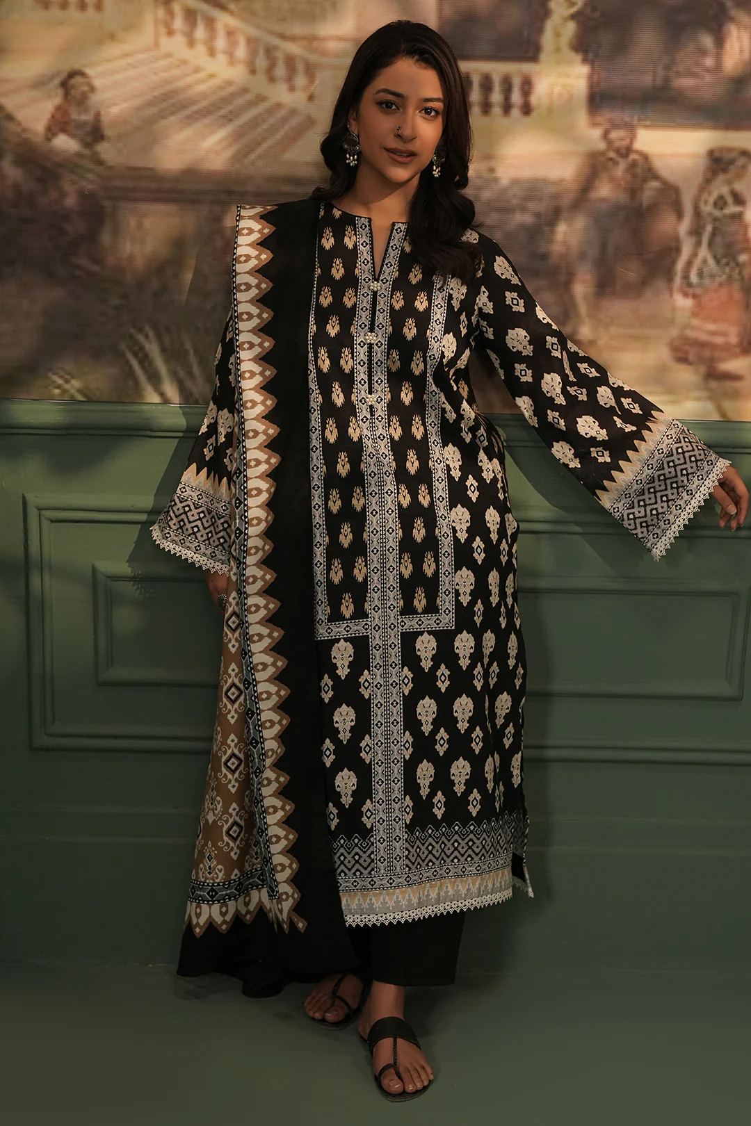 Shirt Shalwar Shawl - 0465