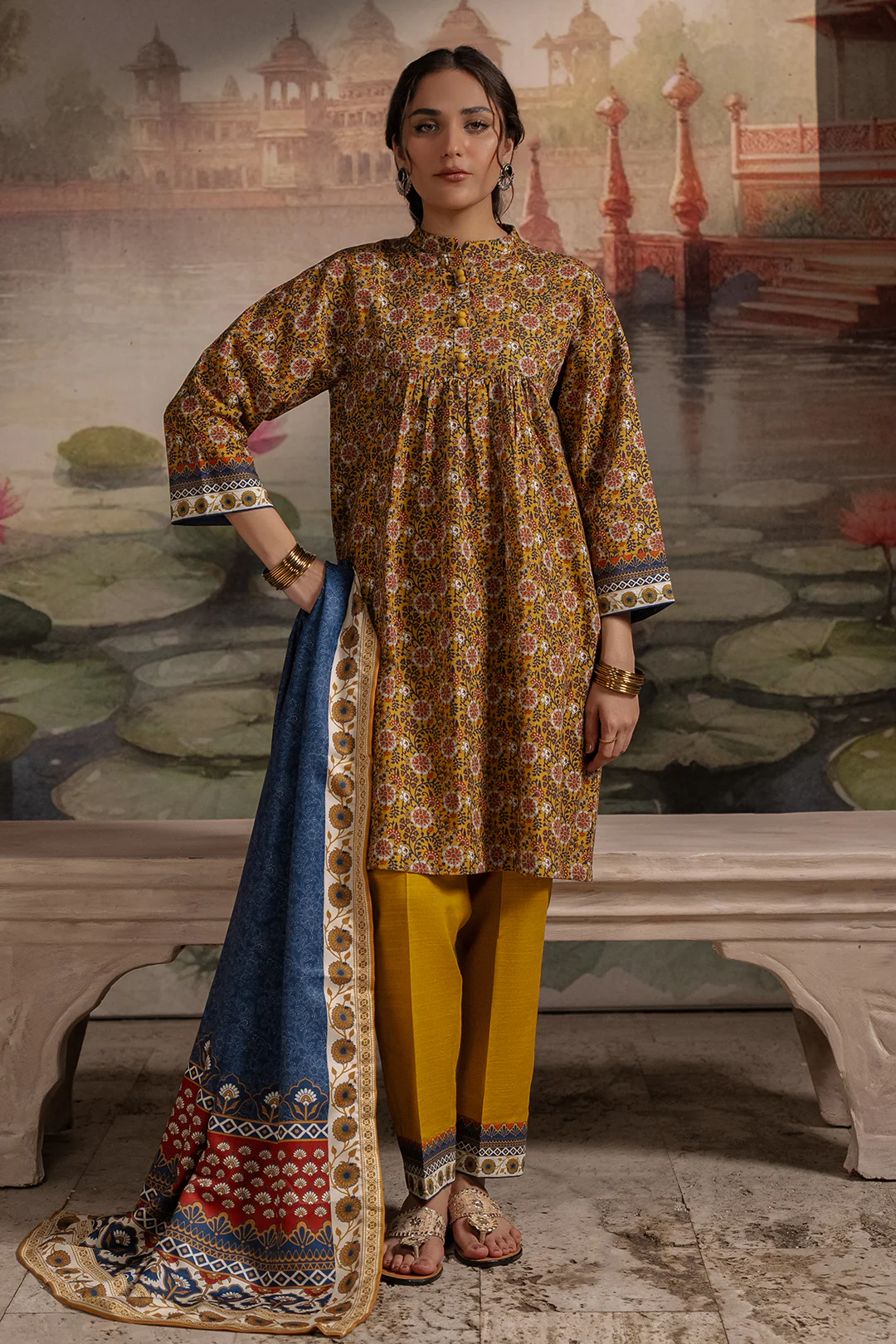 Shirt Shalwar Shawl - 0468