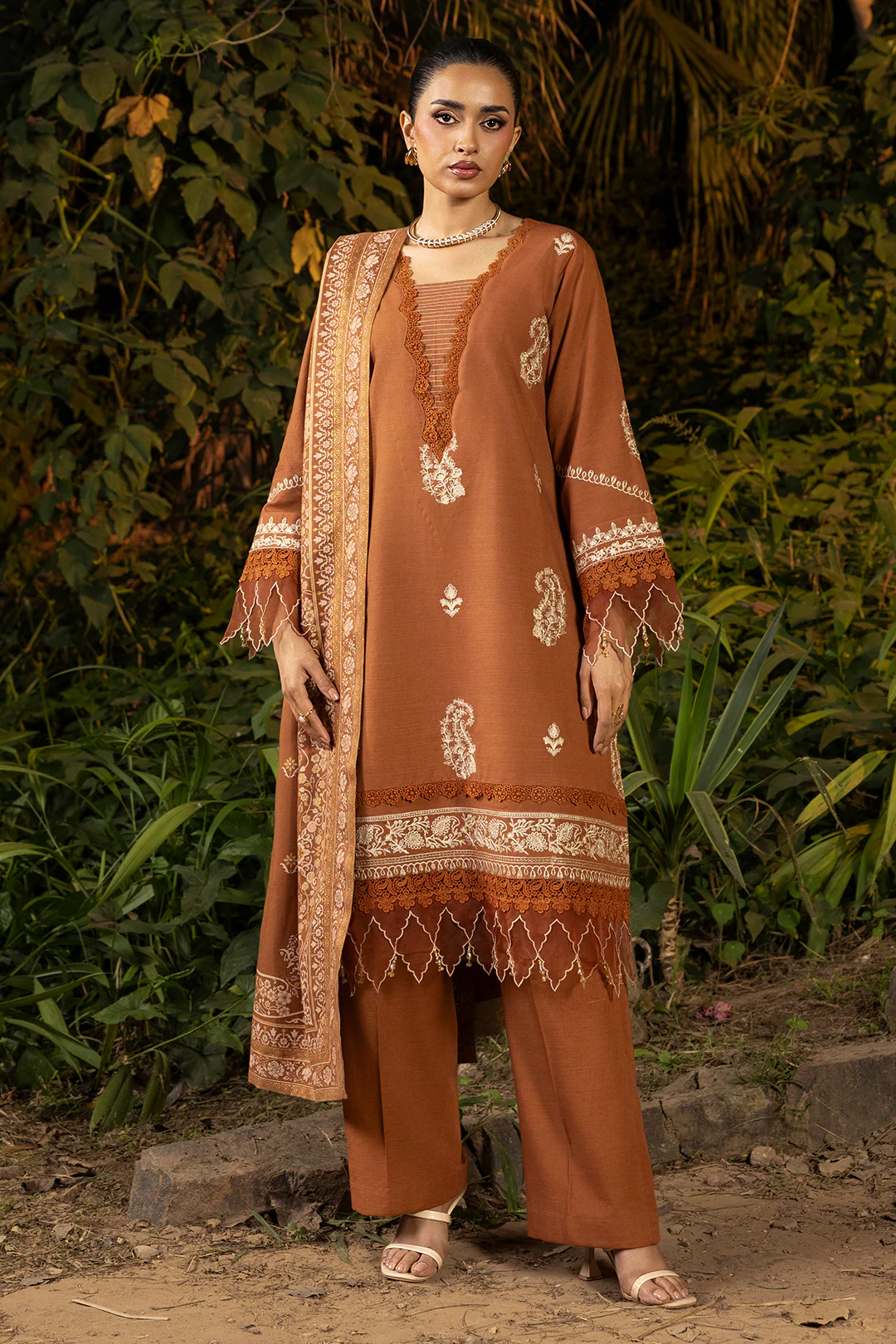 Shirt Shalwar Shawl - 0161