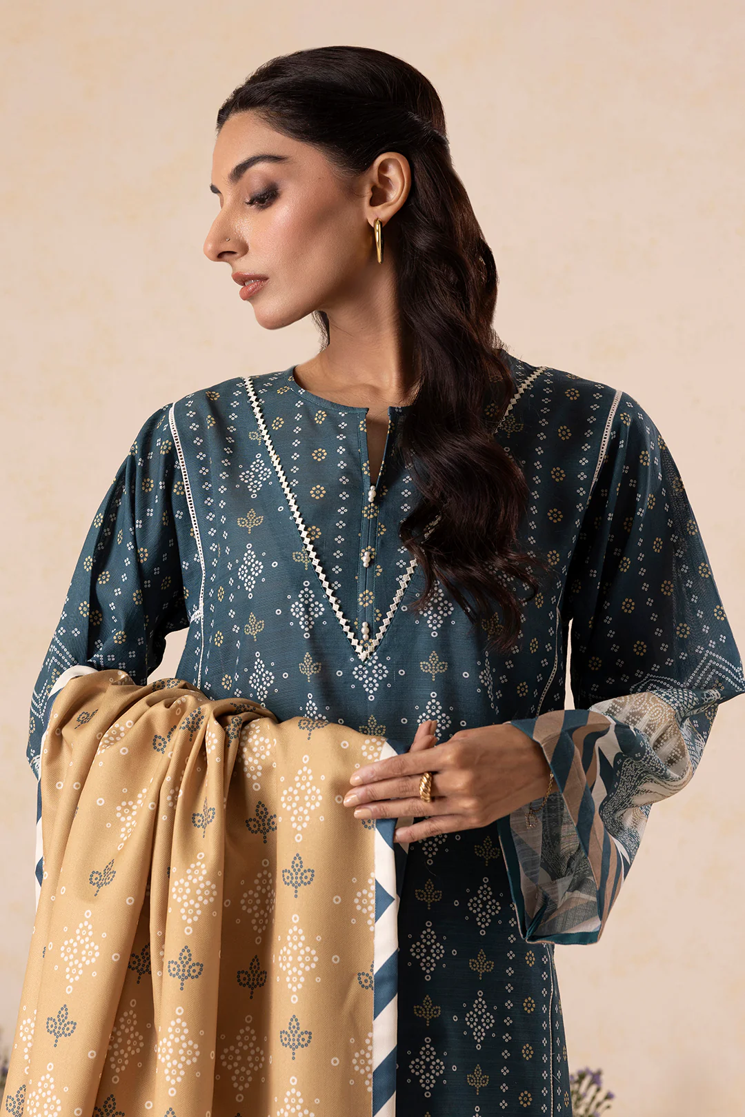Shirt Shalwar Shawl - 0140 - Image 3