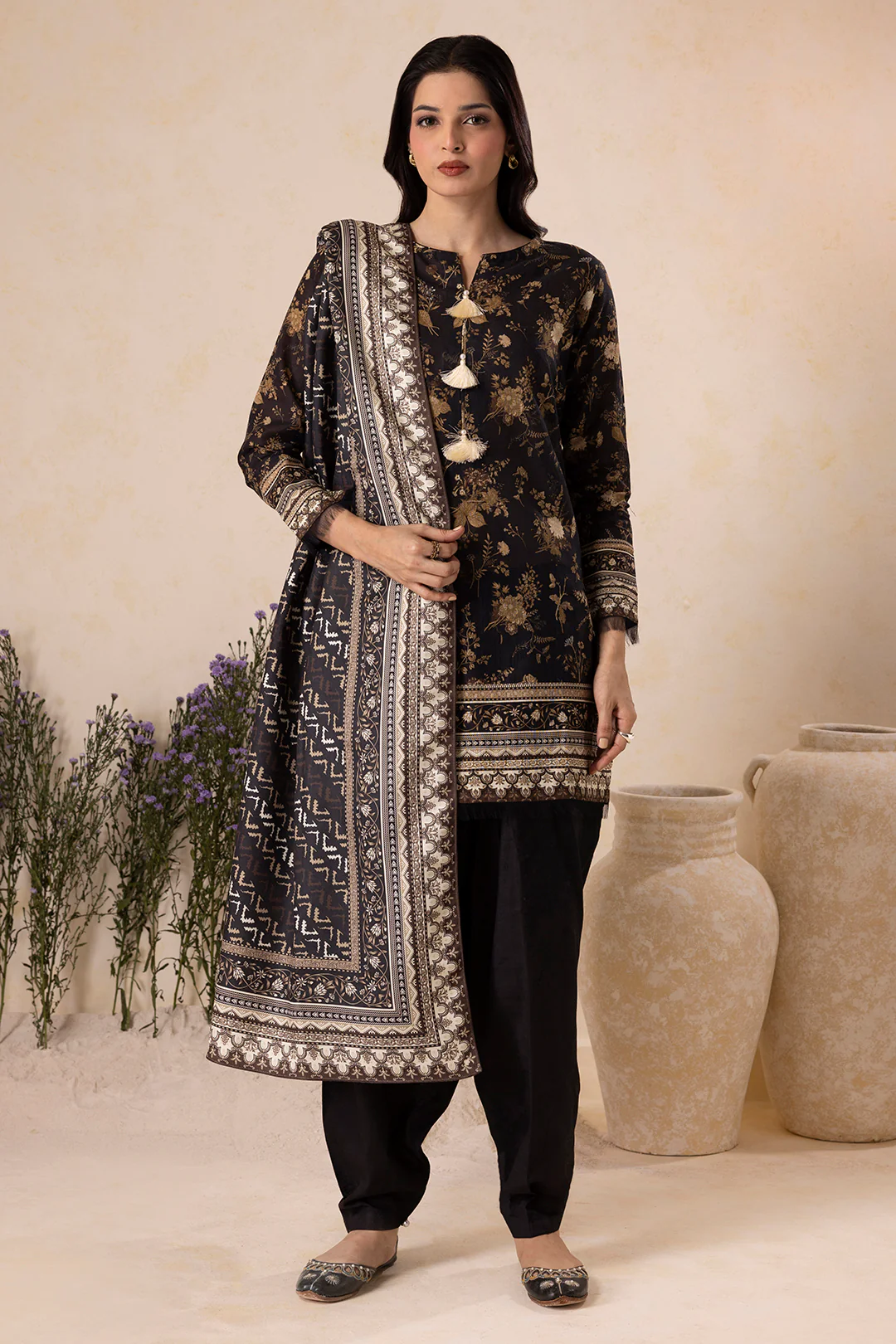Shirt Shalwar Shawl - 0141 - Image 6