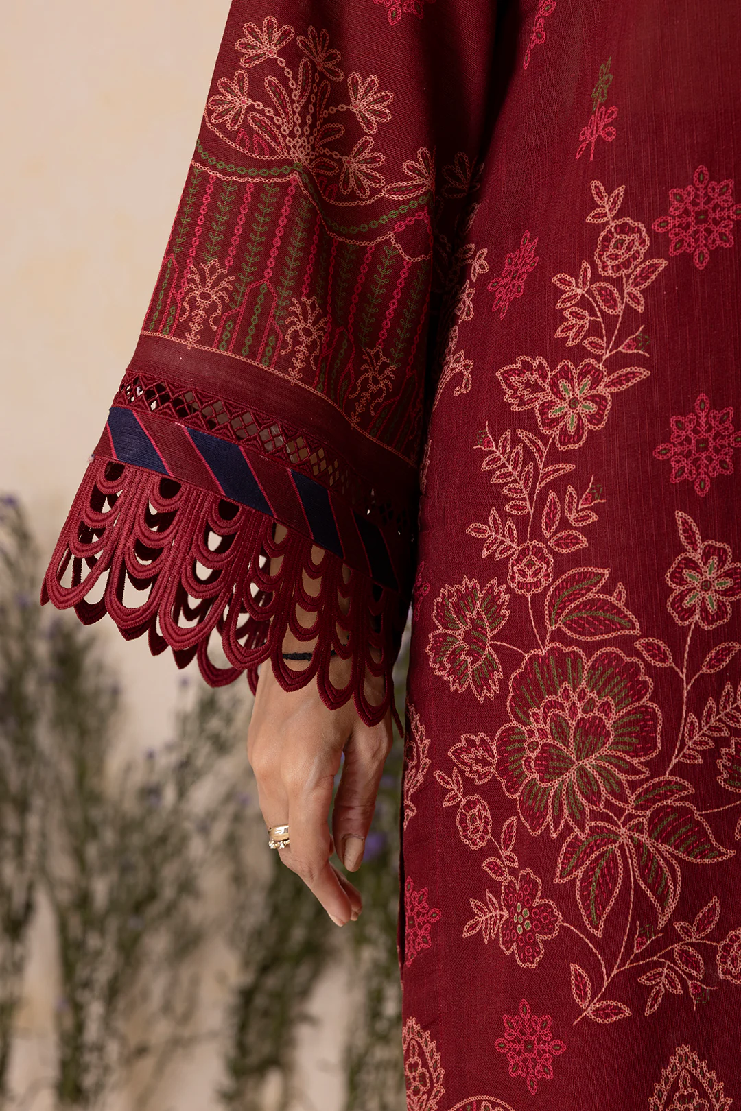 Shirt Shalwar Shawl - 0142 - Image 5