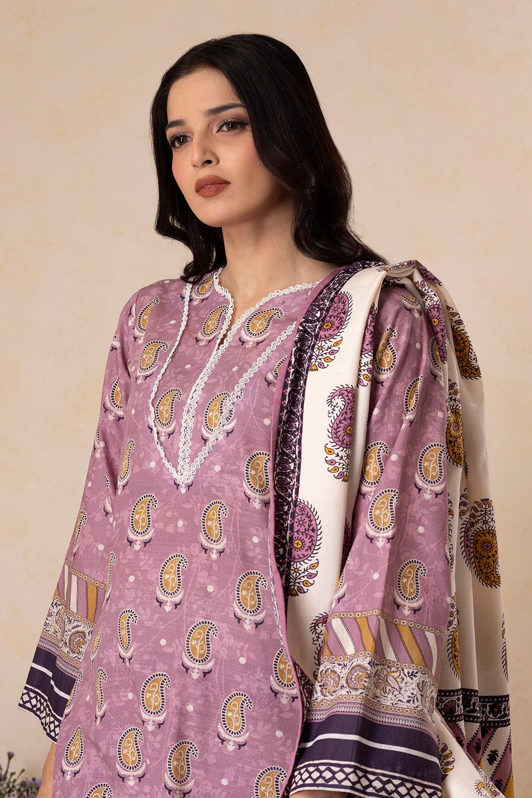 Shirt Shalwar Shawl - 0143 - Image 2